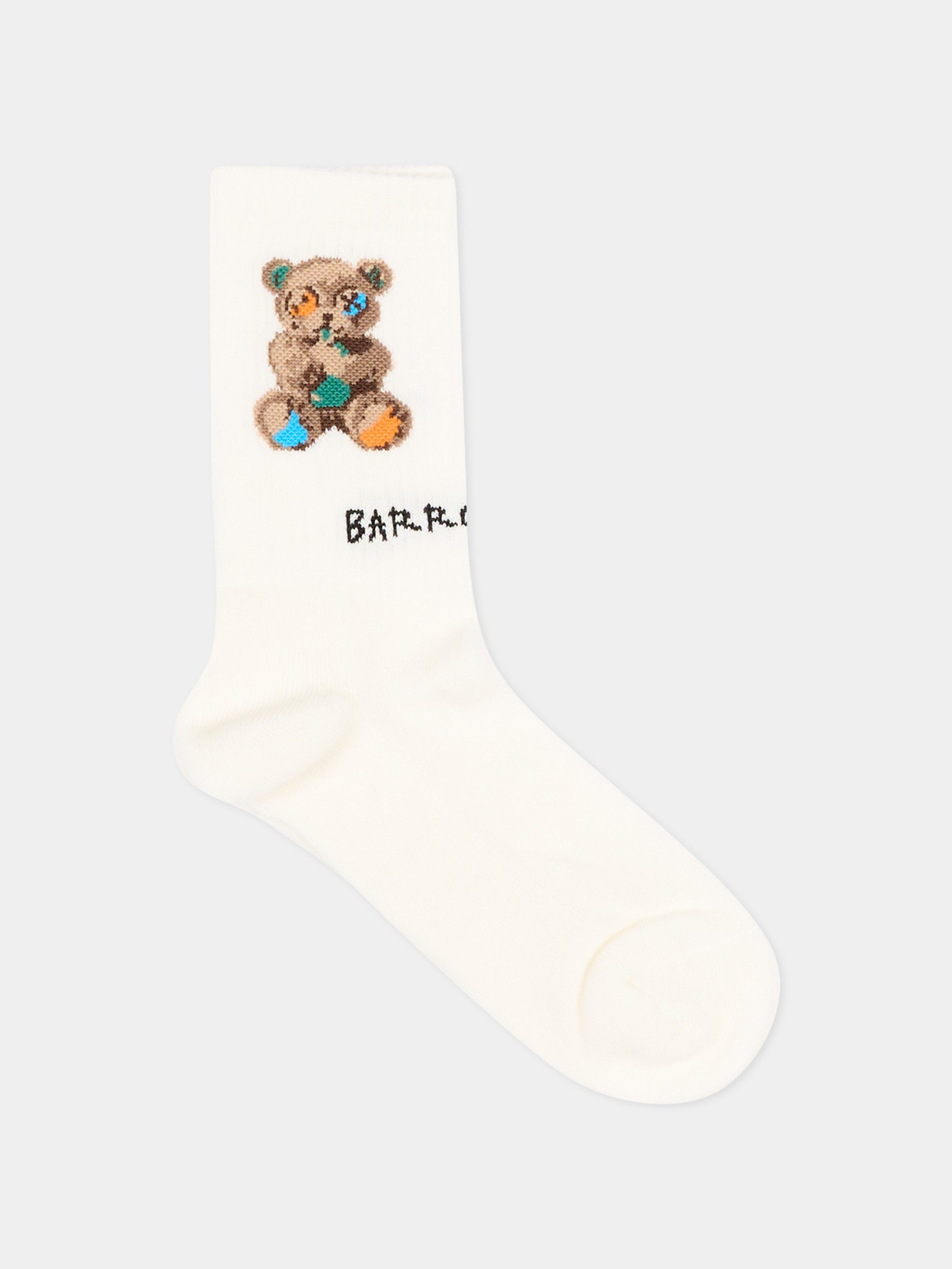 Calzini avorio per bambini con Teddy Bear,Barrow,S6BKJUSO028 002