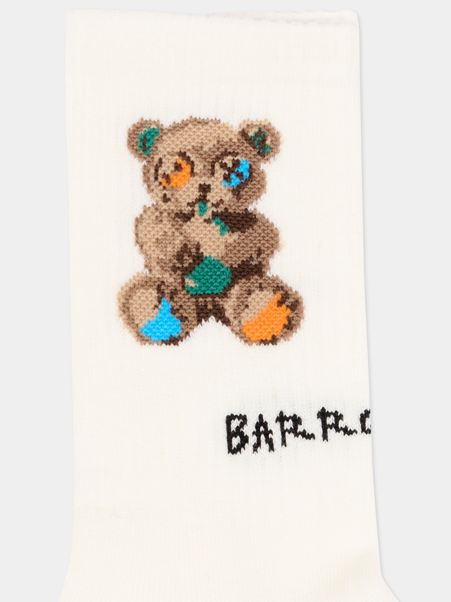 Calzini avorio per bambini con Teddy Bear,Barrow,S6BKJUSO028 002