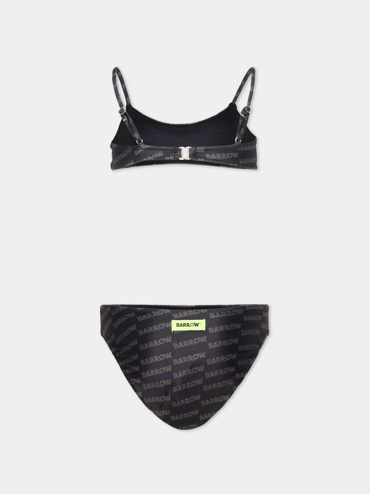 Slip e bikini nero per bambina logo,Barrow,S6BKJGSB230 110