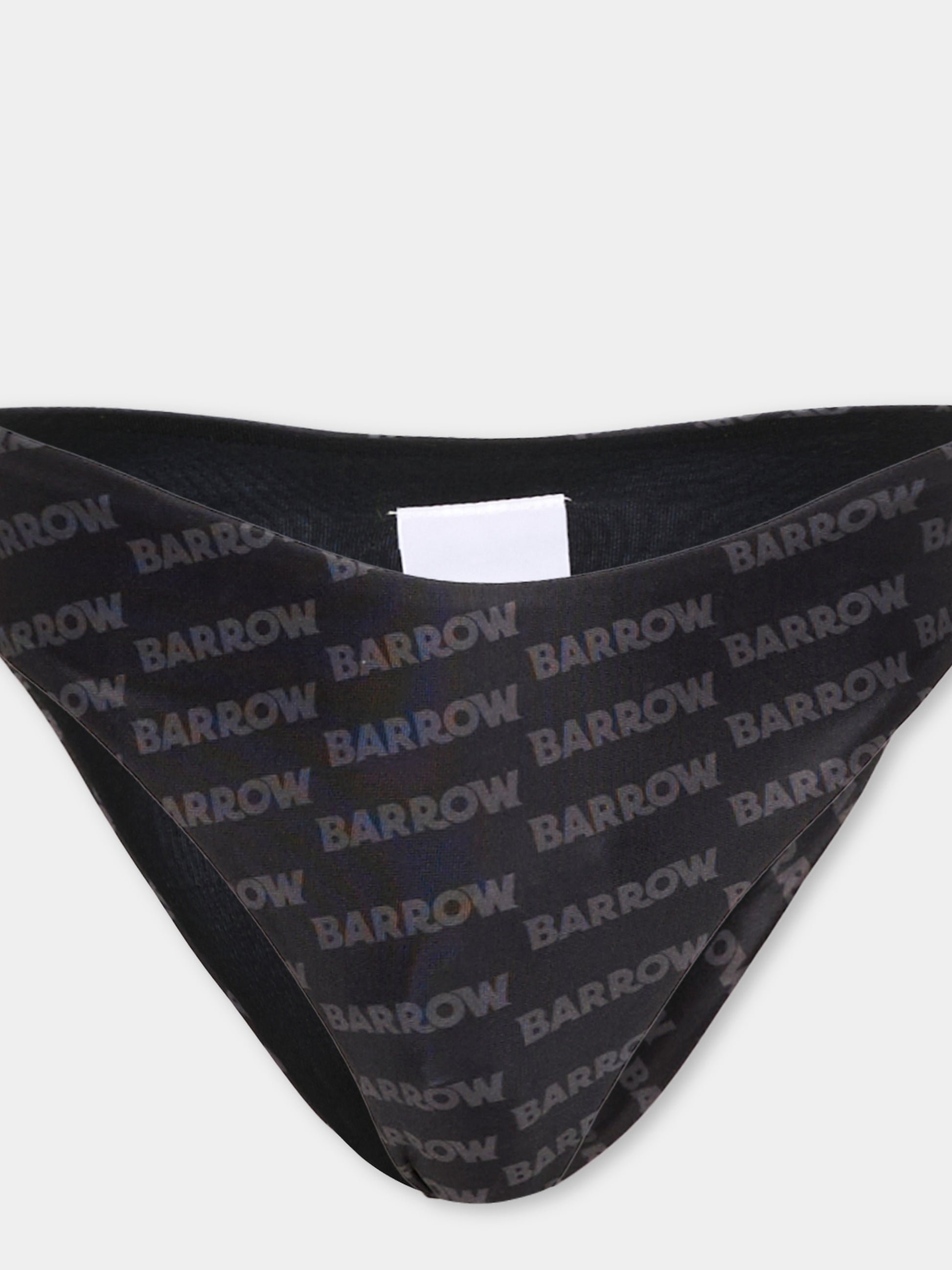 Slip e bikini nero per bambina logo,Barrow,S6BKJGSB230 110