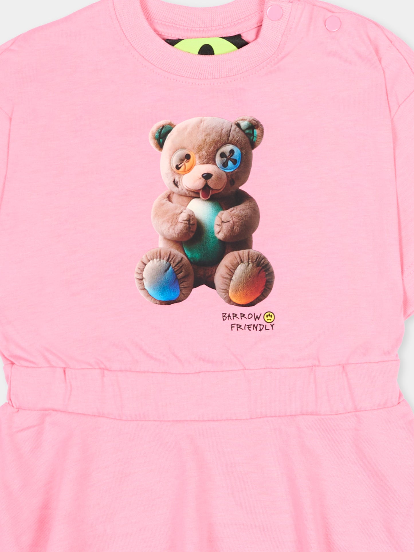 Vestito rosa per neonata con Teddy Bear,Barrow,S6BKNGDR206 BW311