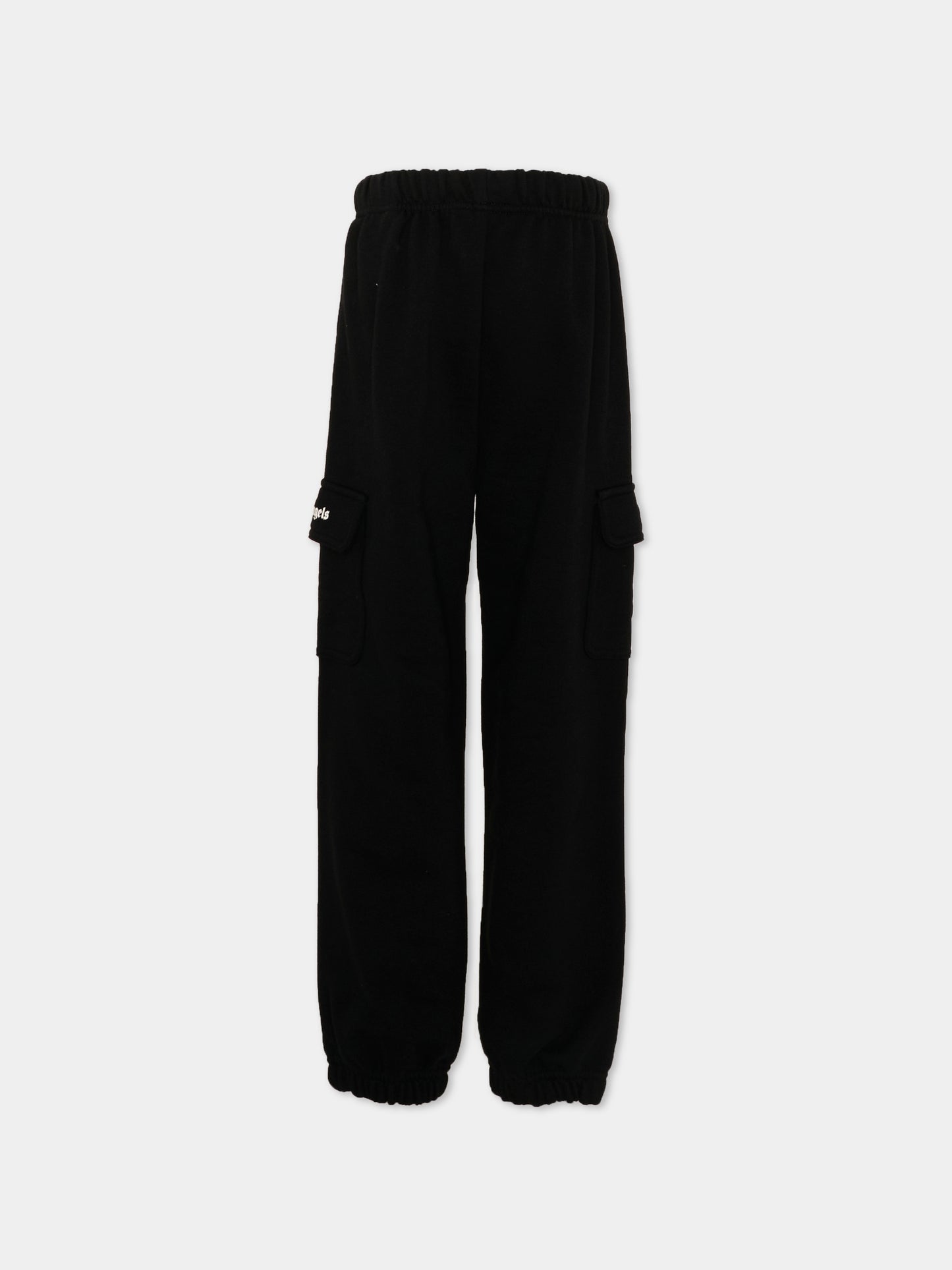 Pantaloni sportivi neri cargo,Palm Angels,PBCH016S26FLE001 110