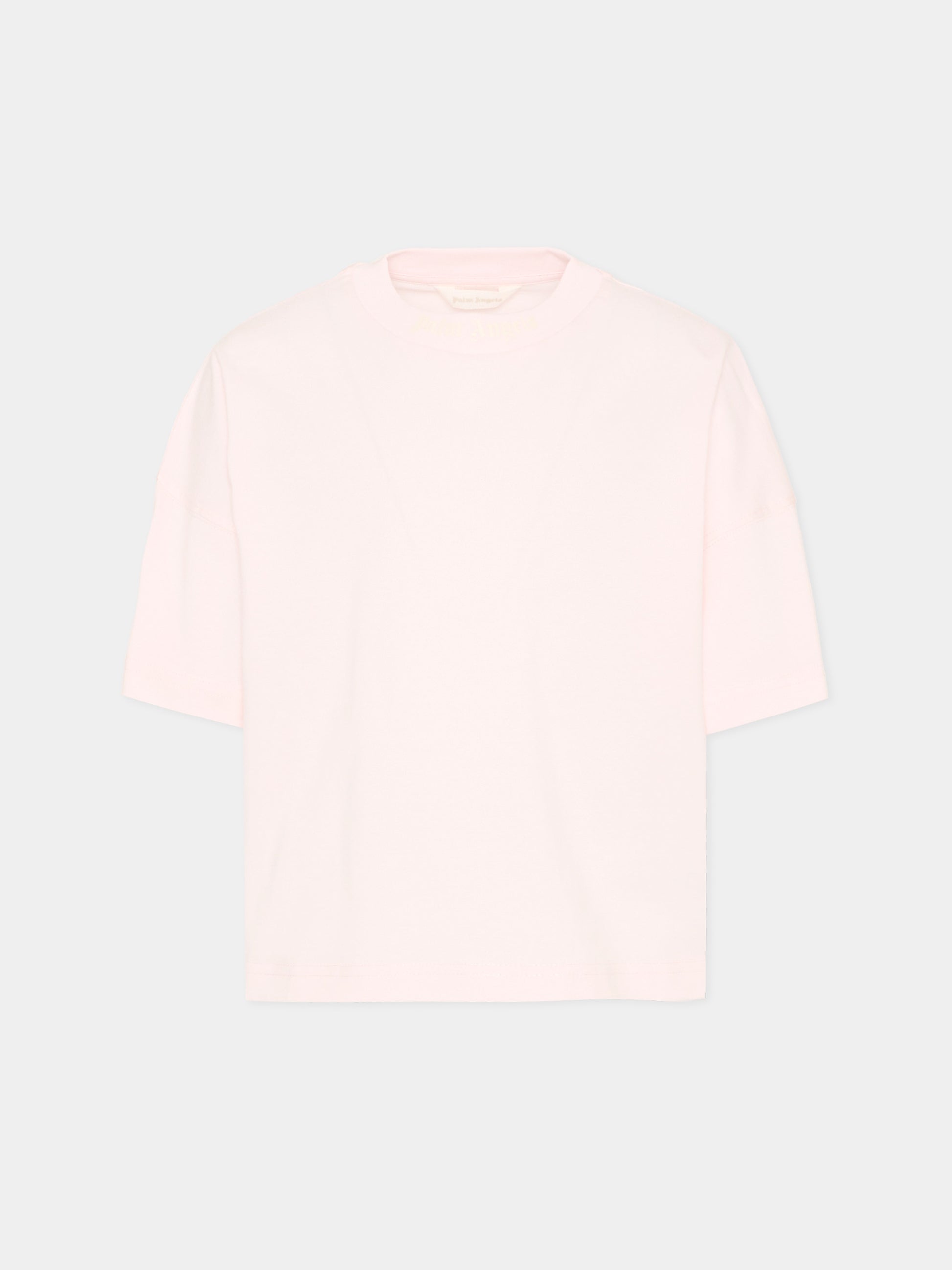 T-Shirt rosa per bambina con logo,Palm Angels,PGAA001S26JER001 042