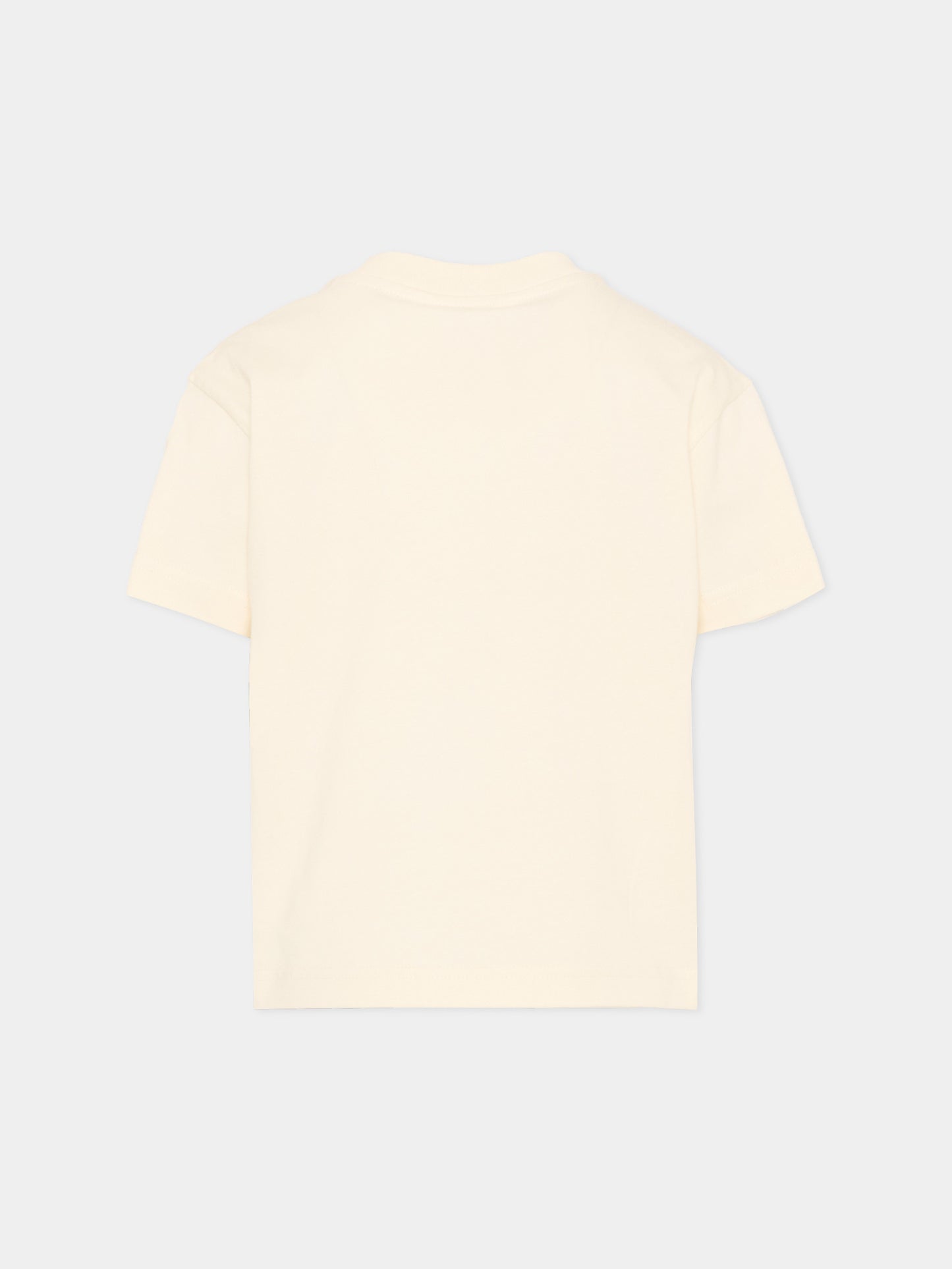 T-Shirt avorio per bambina con Teddy Bear,Palm Angels,PGAA002S26JER001 002