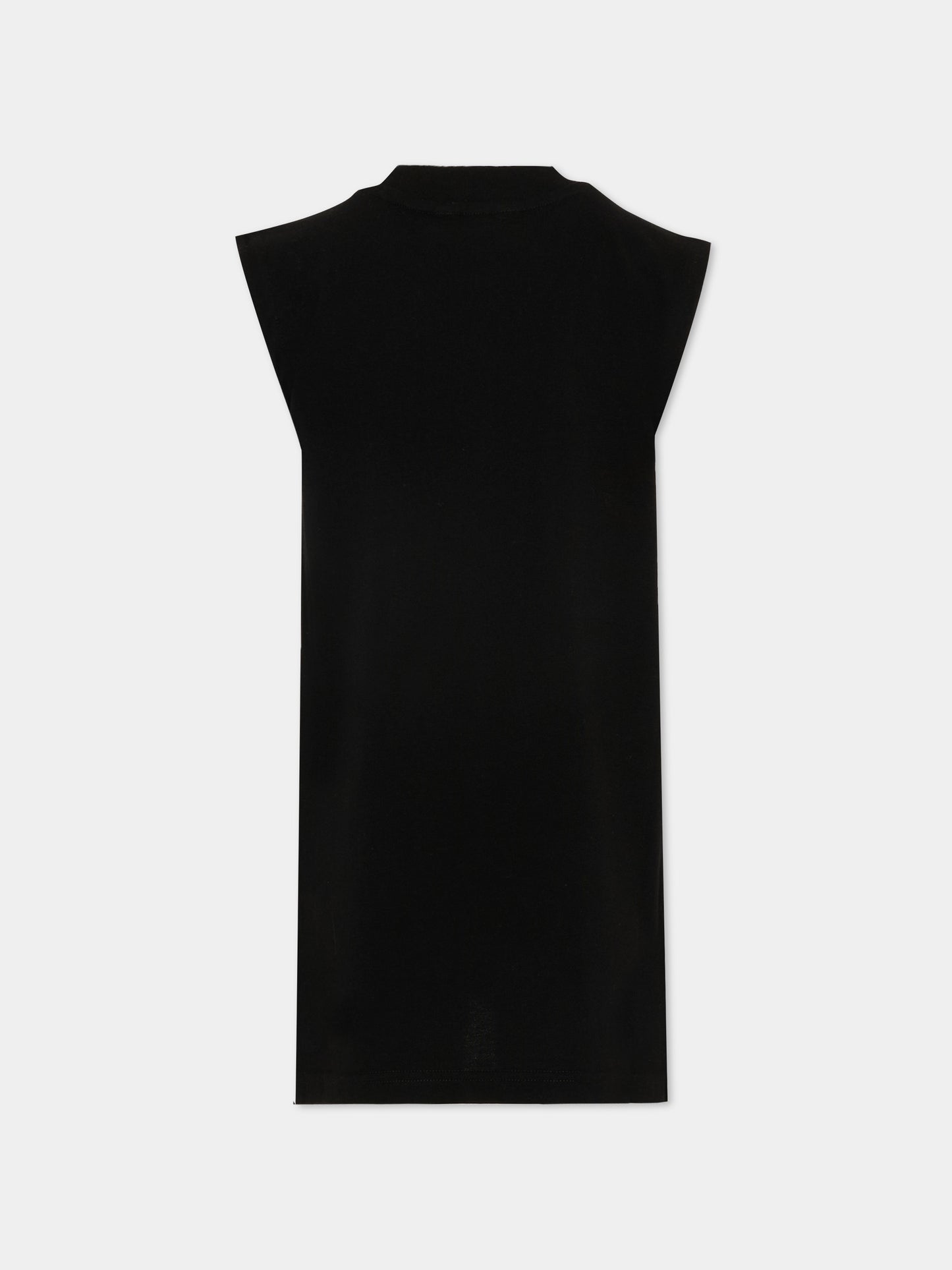 Vestito nero per bambina con Teddy Bear,Palm Angels,PGDH003S26JER001 110