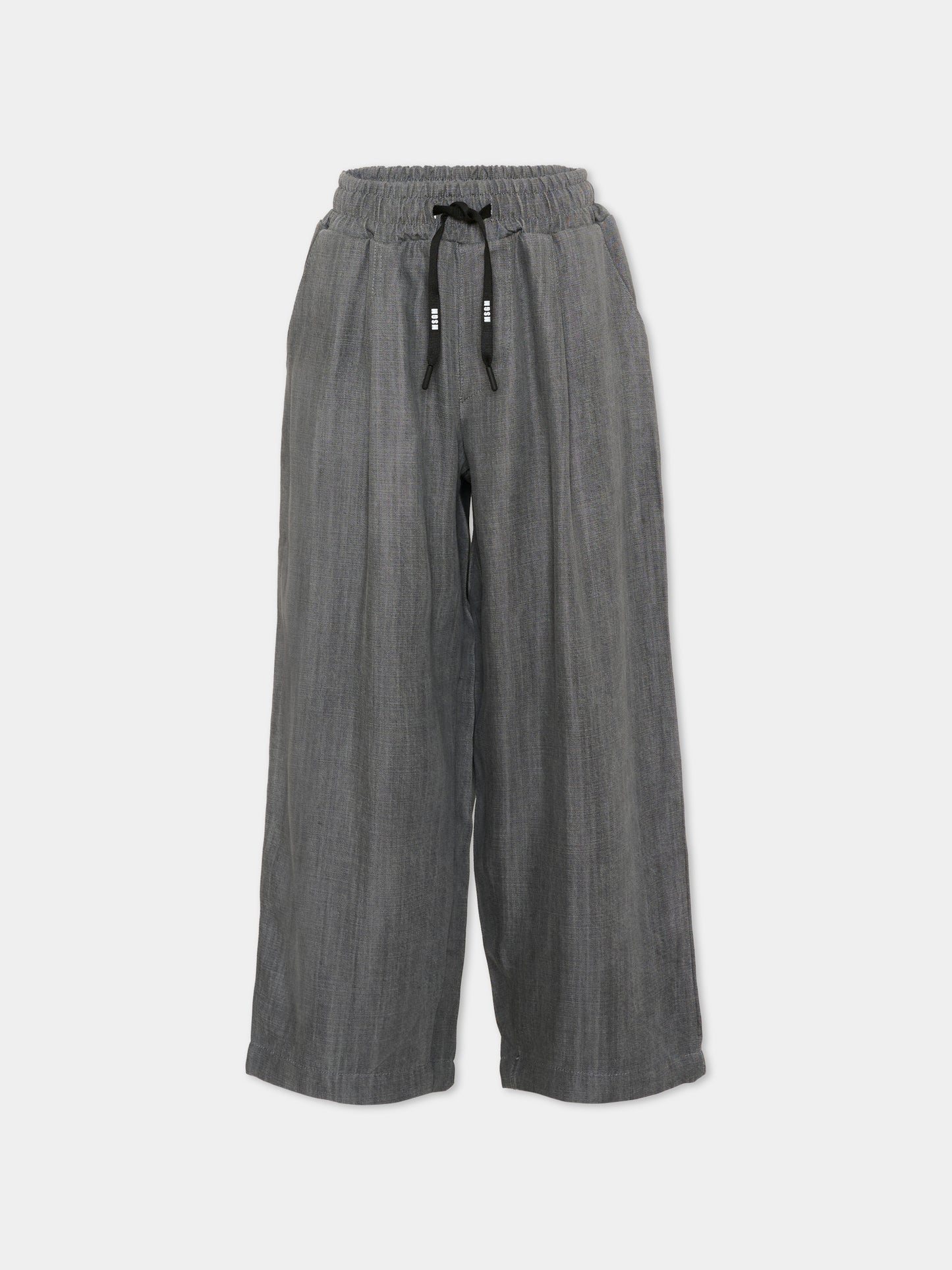 Pantaloni sportivi grigi per bambino,Msgm Kids,S6MSJBPA057 102