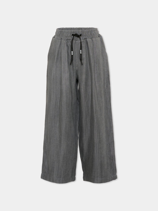 Pantaloni sportivi grigi per bambino,Msgm Kids,S6MSJBPA057 102