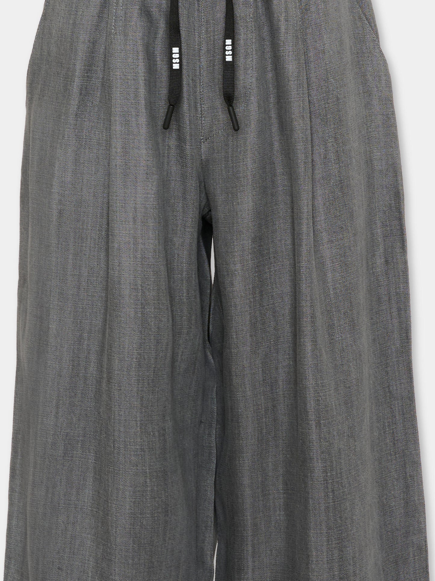 Pantaloni sportivi grigi per bambino,Msgm Kids,S6MSJBPA057 102