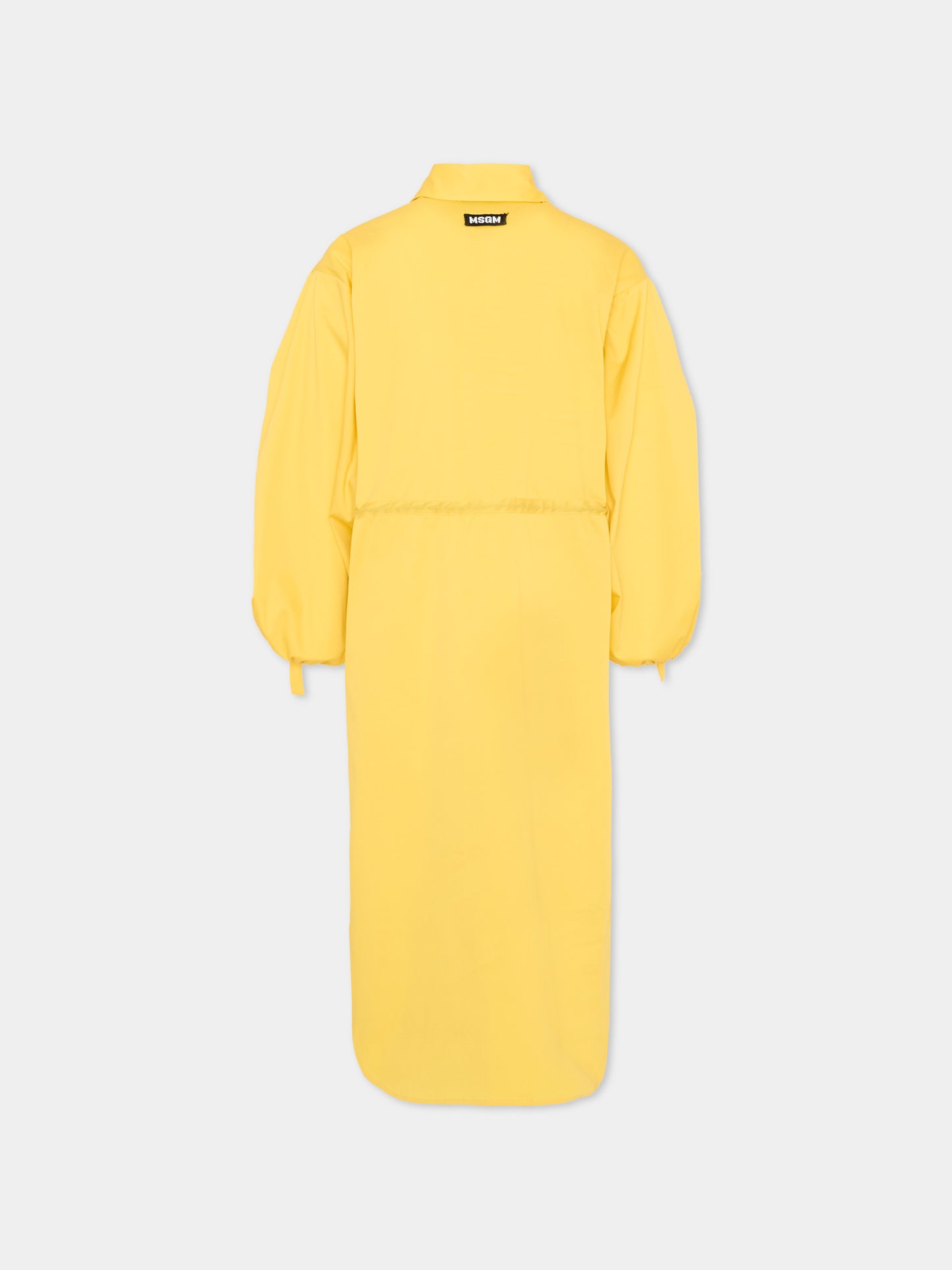 Vestito giallo per bambina,Msgm Kids,S6MSJGDR083 MS009