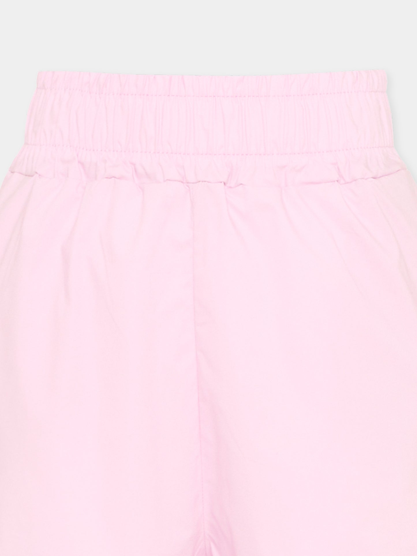 Shorts rosa per bambina con logo,Msgm Kids,S6MSJGSH164 MS070