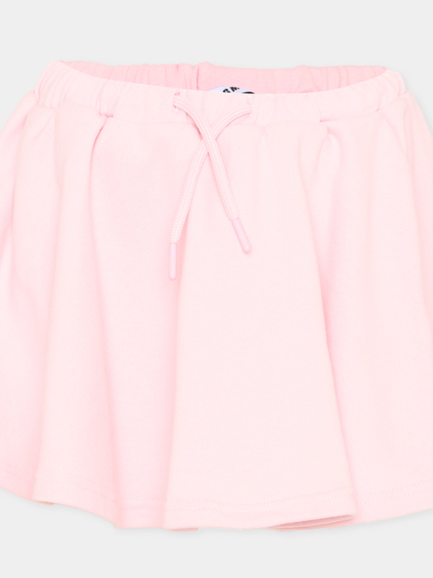 Gonna rosa per bambina con logo,Msgm Kids,S6MSJGST075 MS076