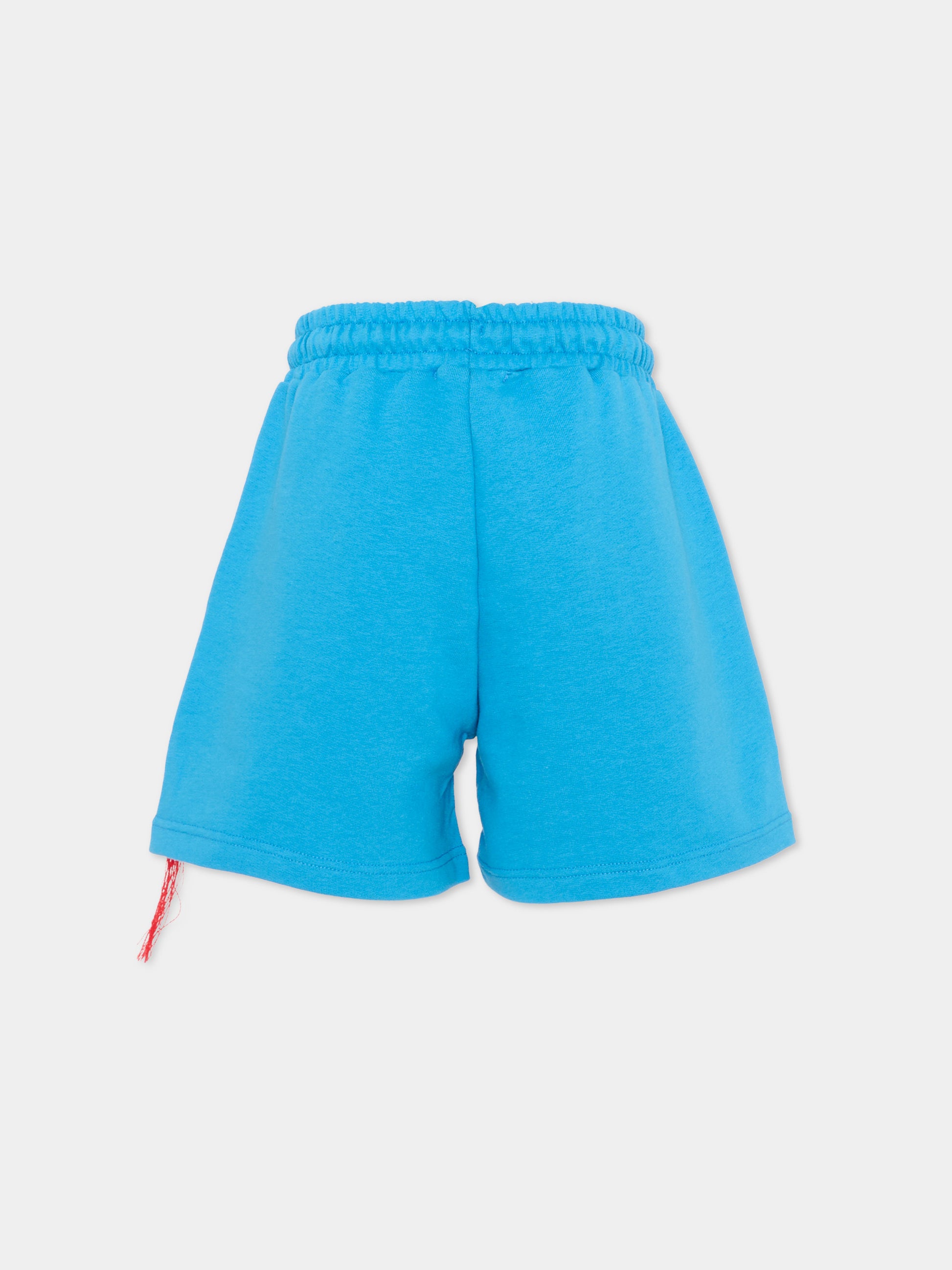 Shorts sportivi blu per bambini,Msgm Kids,S6MSJUBE138 MS071