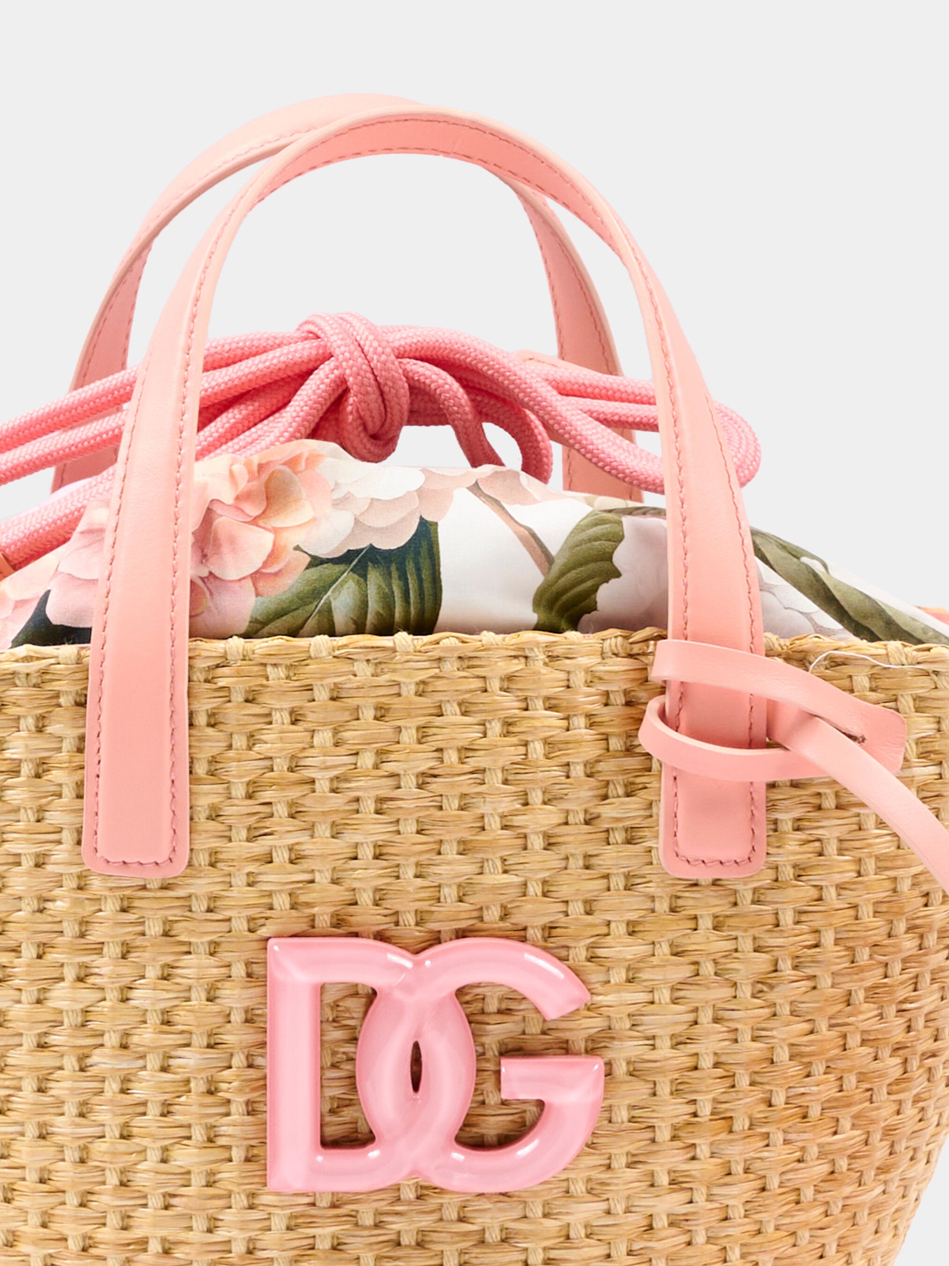 Borsa beige Coffa per bambina con logo,Dolce & Gabbana Kids,EB0249 AX337 HA5XG