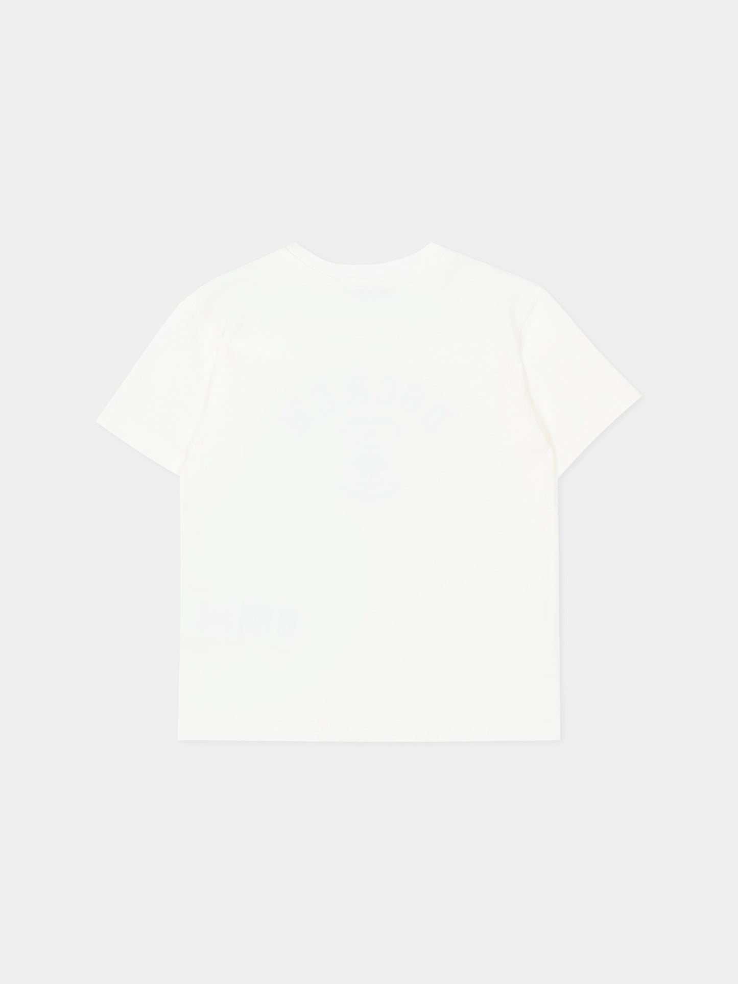 T-Shirt bianca per neonato con logo,Dolce & Gabbana Kids,L1JTEY G7PUD W0111