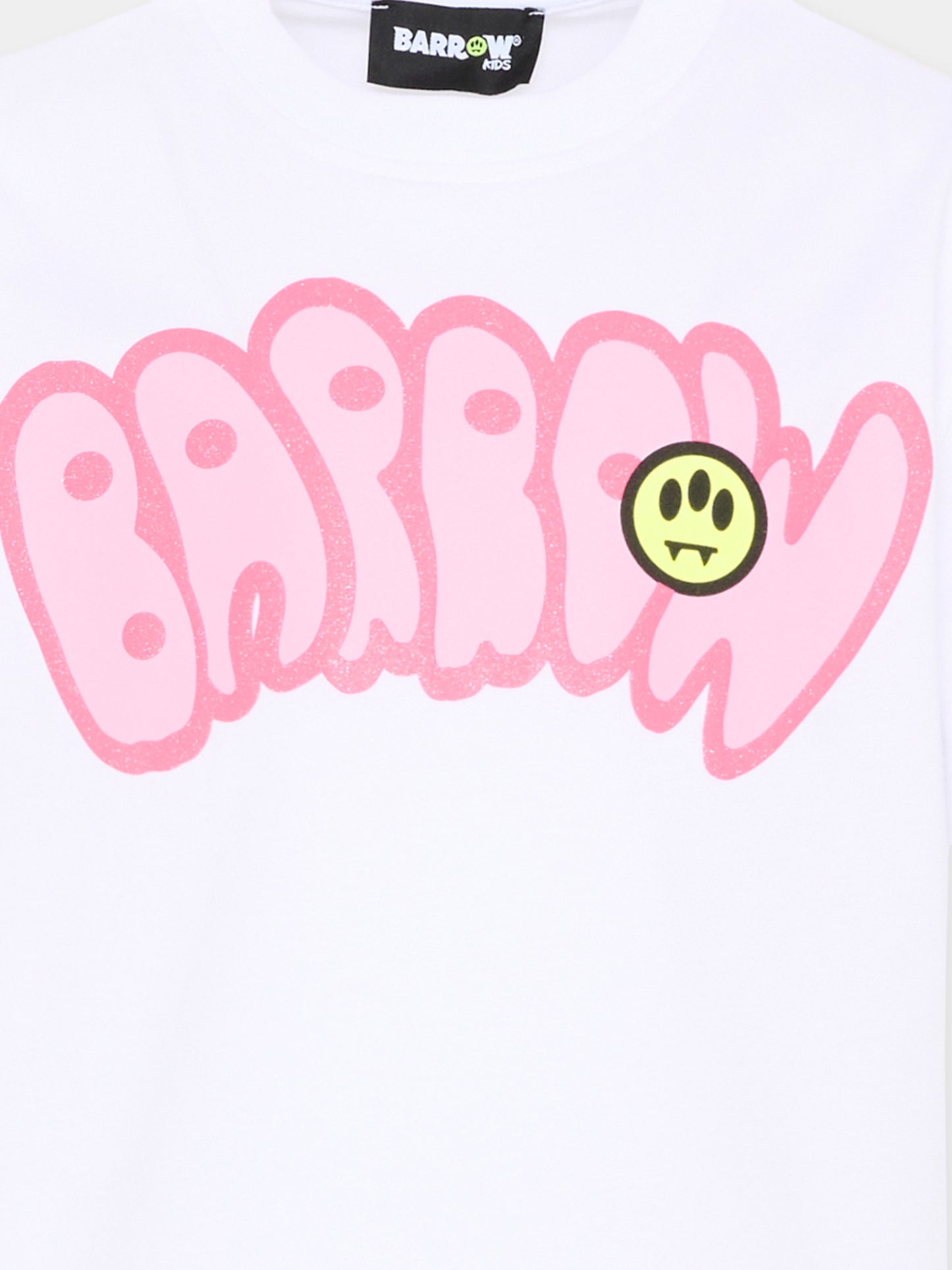 T-Shirt bianca Barrow per bambina,Barrow,S6BKJGTH063 002