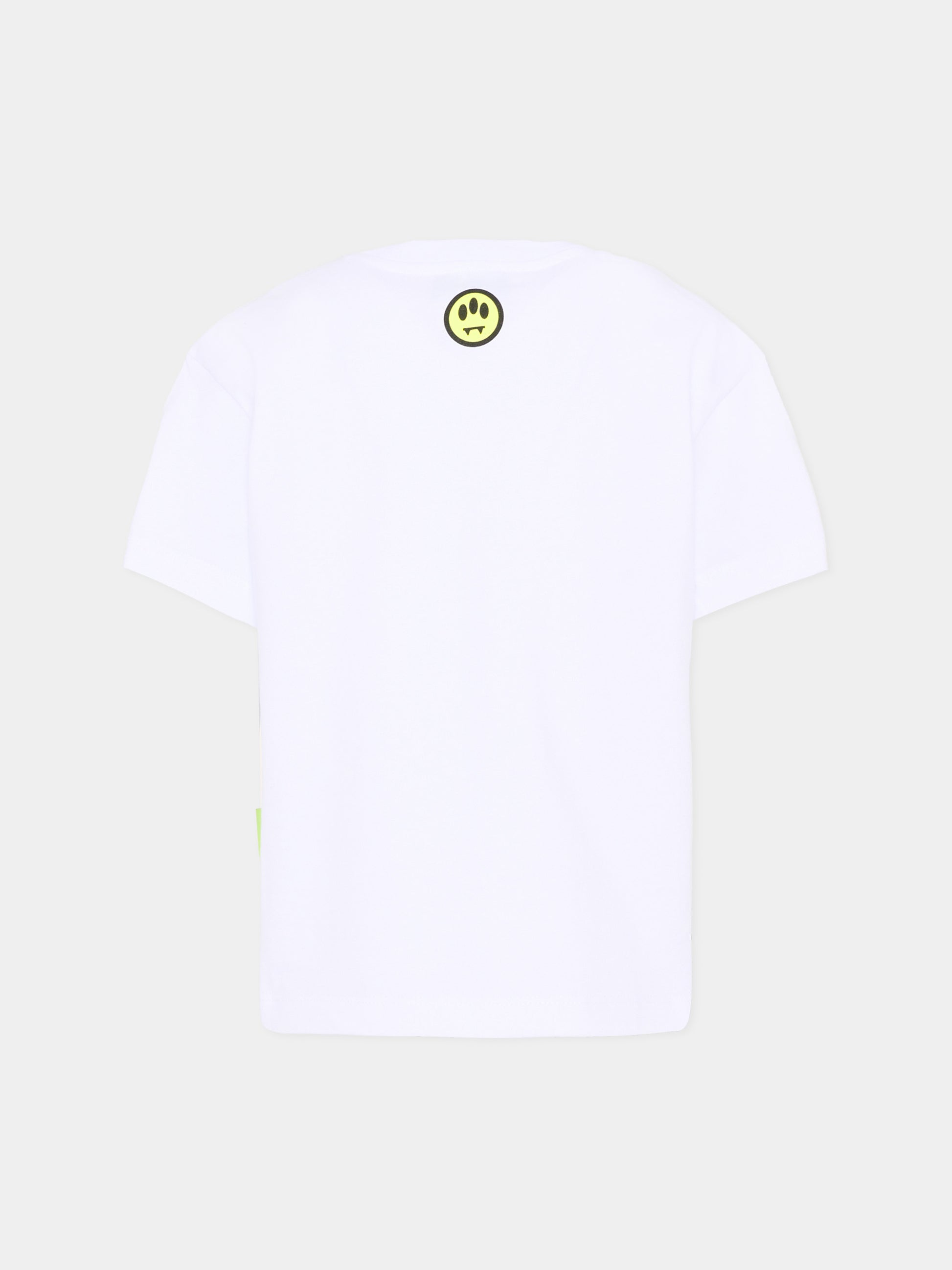 T-Shirt bianca per bambina con orsetto,Barrow,S6BKJGTH177 002