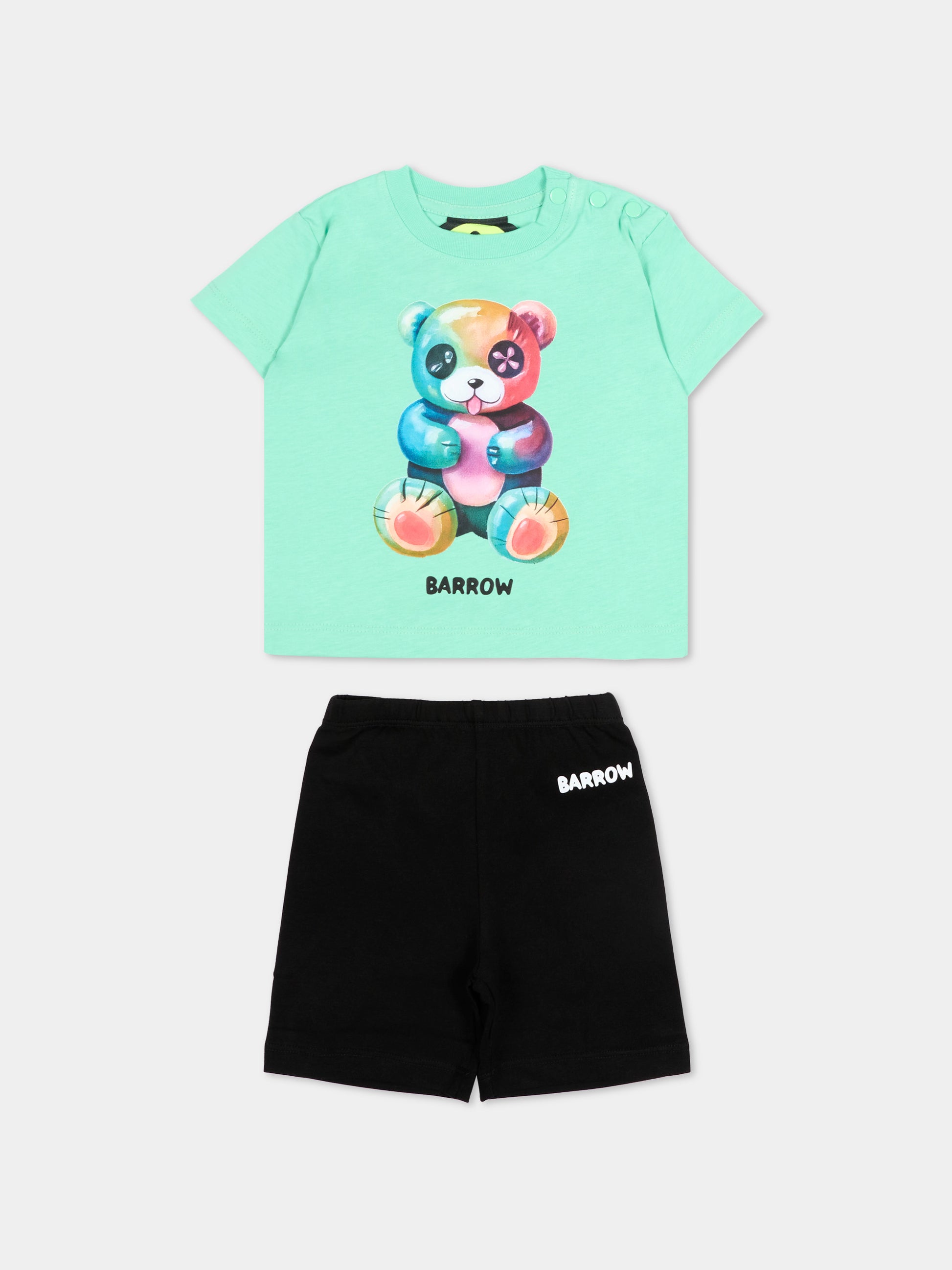 Completo sportivo multicolor per neonata con Teddy Bear,Barrow,S6BKNGTL202 087/02