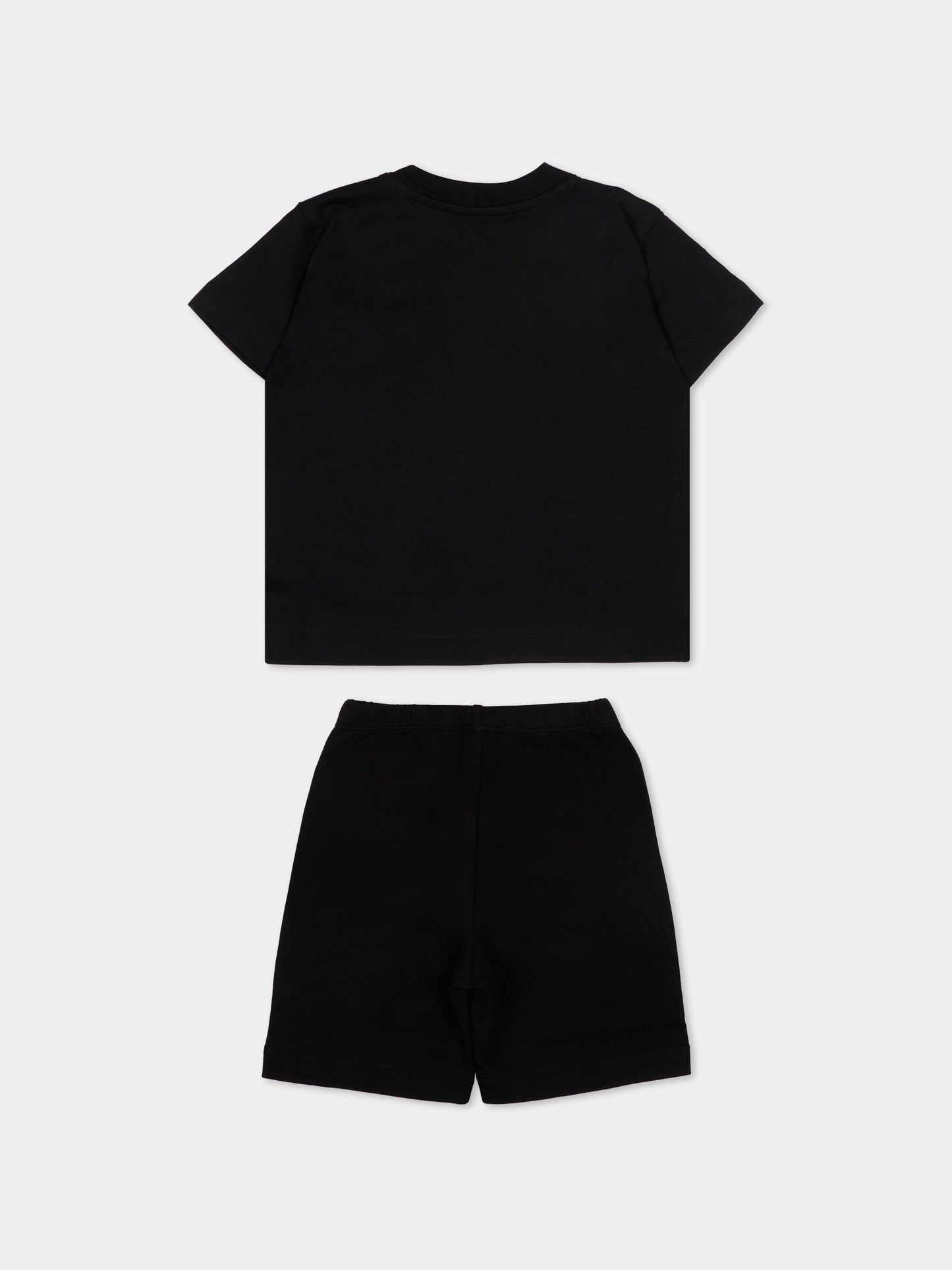 Completo sportivo nero per neonata con Teddy Bear,Barrow,S6BKNGTL202 110