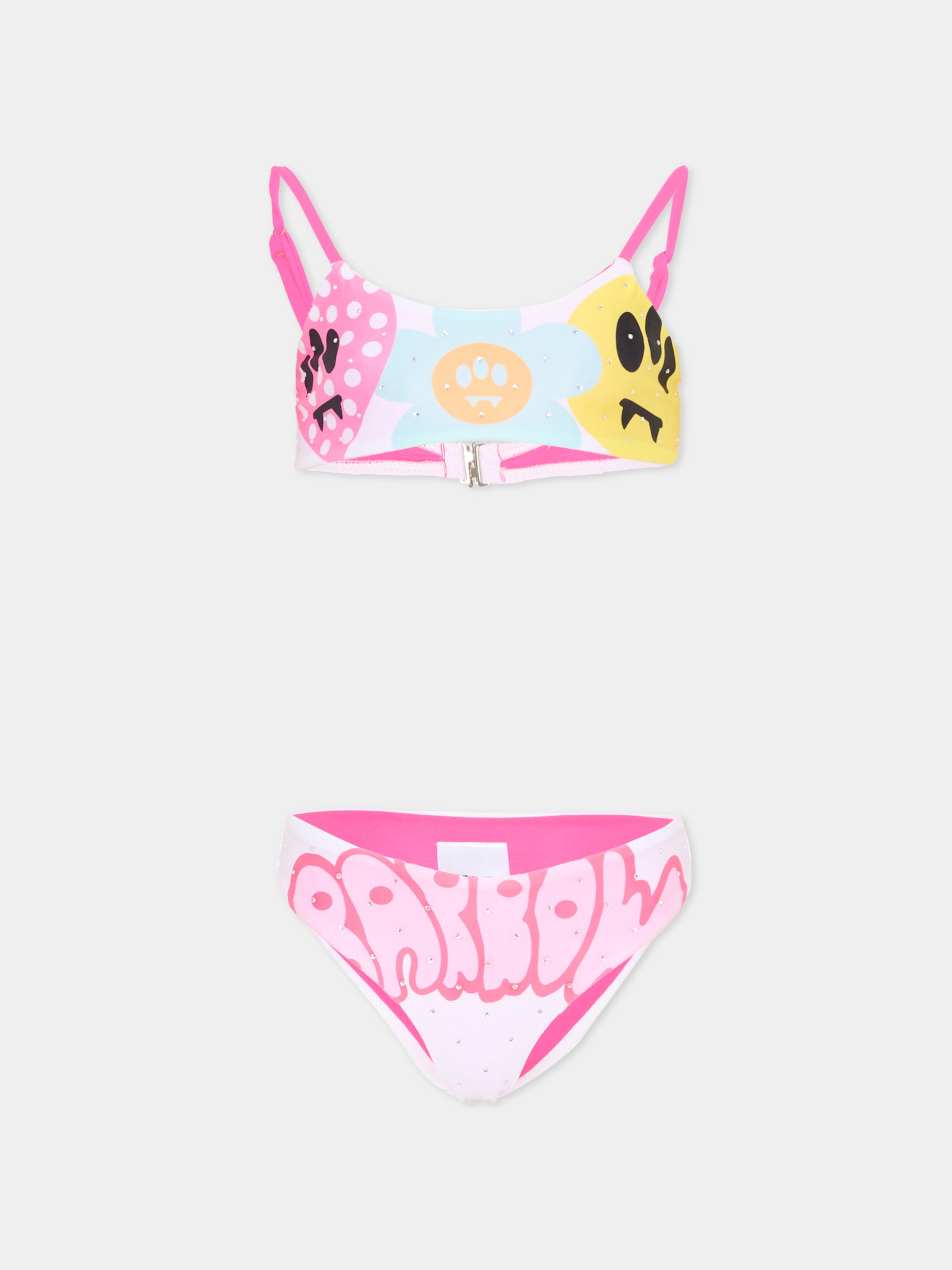 Slip e bikini bianco per bambina grafico,Barrow,S6BKJGSB233 002