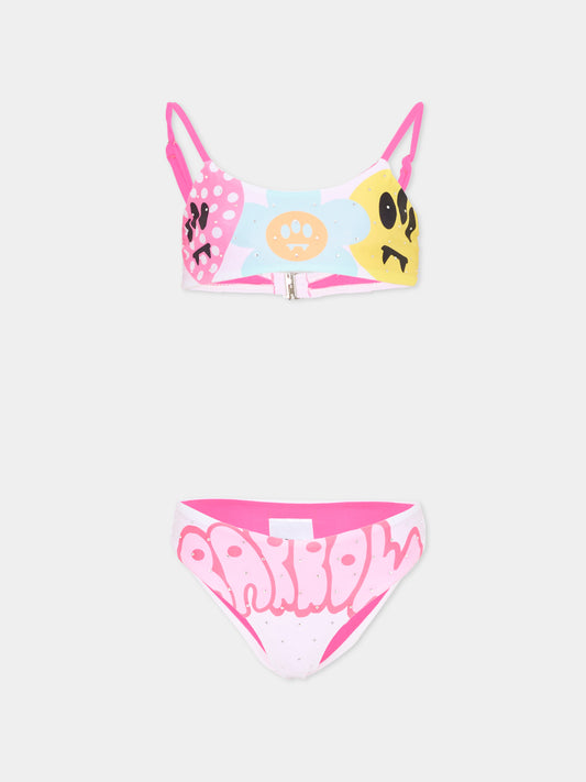 Slip e bikini bianco per bambina grafico,Barrow,S6BKJGSB233 002