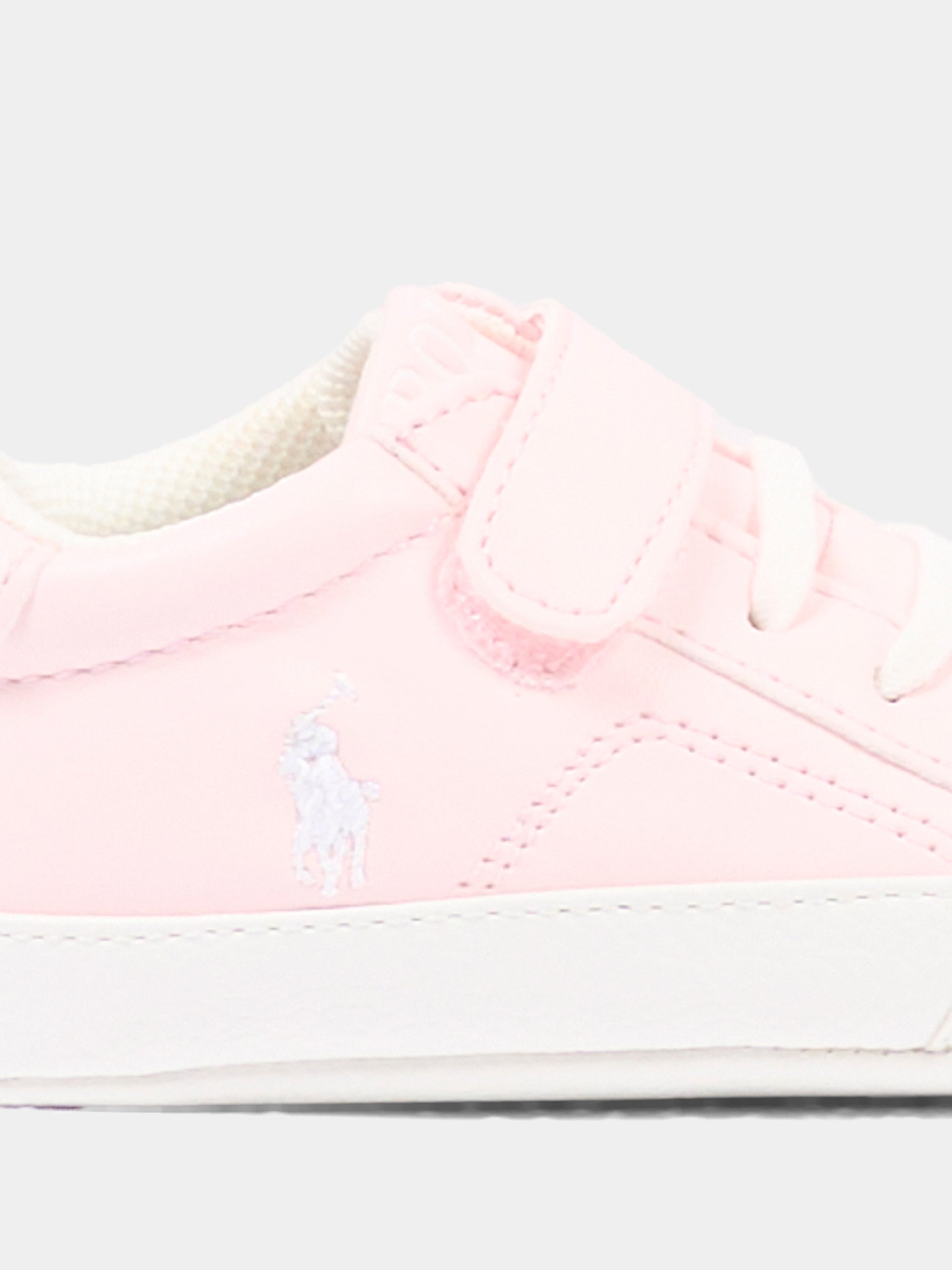 Sneakers rosa per neonata con Polo Pony,Ralph Lauren Kids,RL00298680