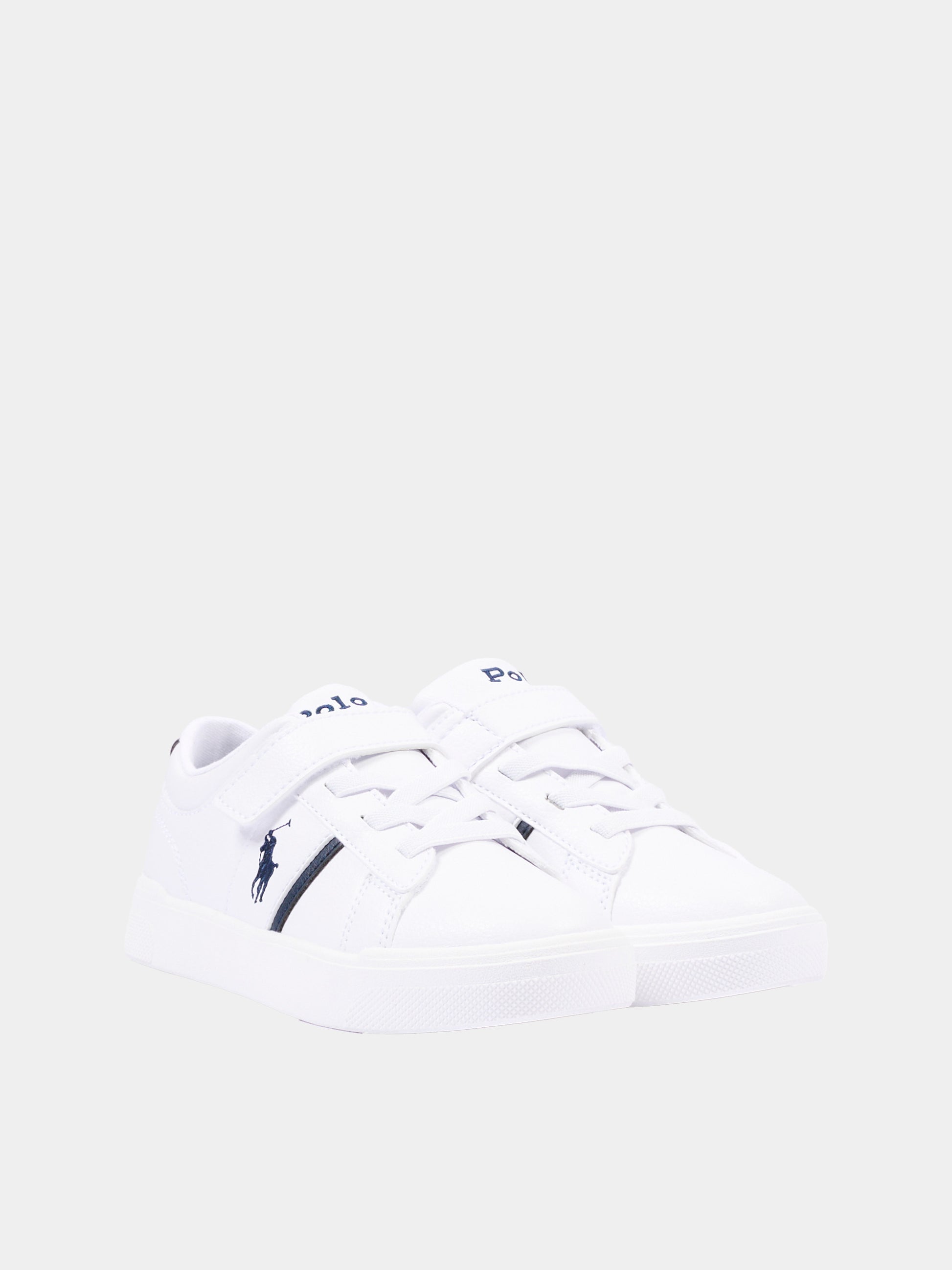 Sneakers bianche per bambino con Polo Pony,Ralph Lauren Kids,RL01268100