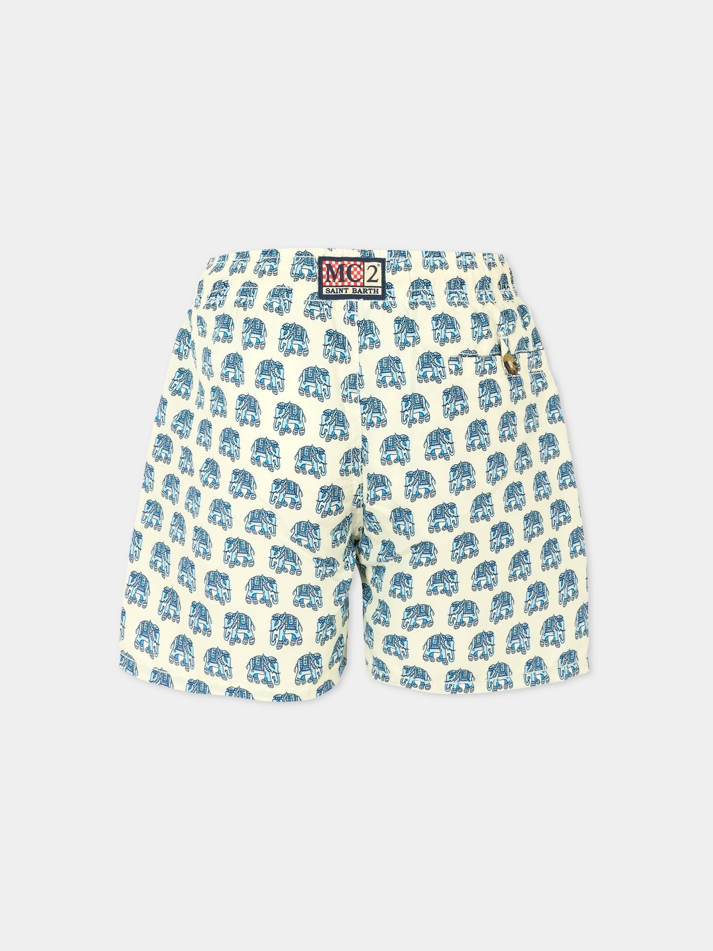 Boxer mare avorio per bambino con elefanti,Mc2 Saint Barth,CAP0003 01054H