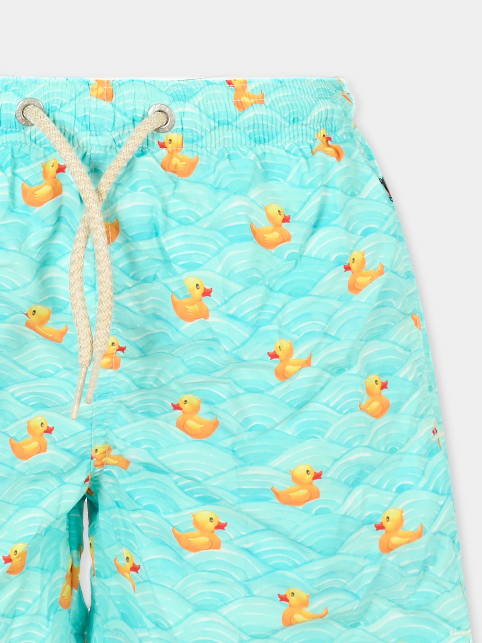 Boxer mare celeste per bambino con papere,Mc2 Saint Barth,JEA0004 03861H