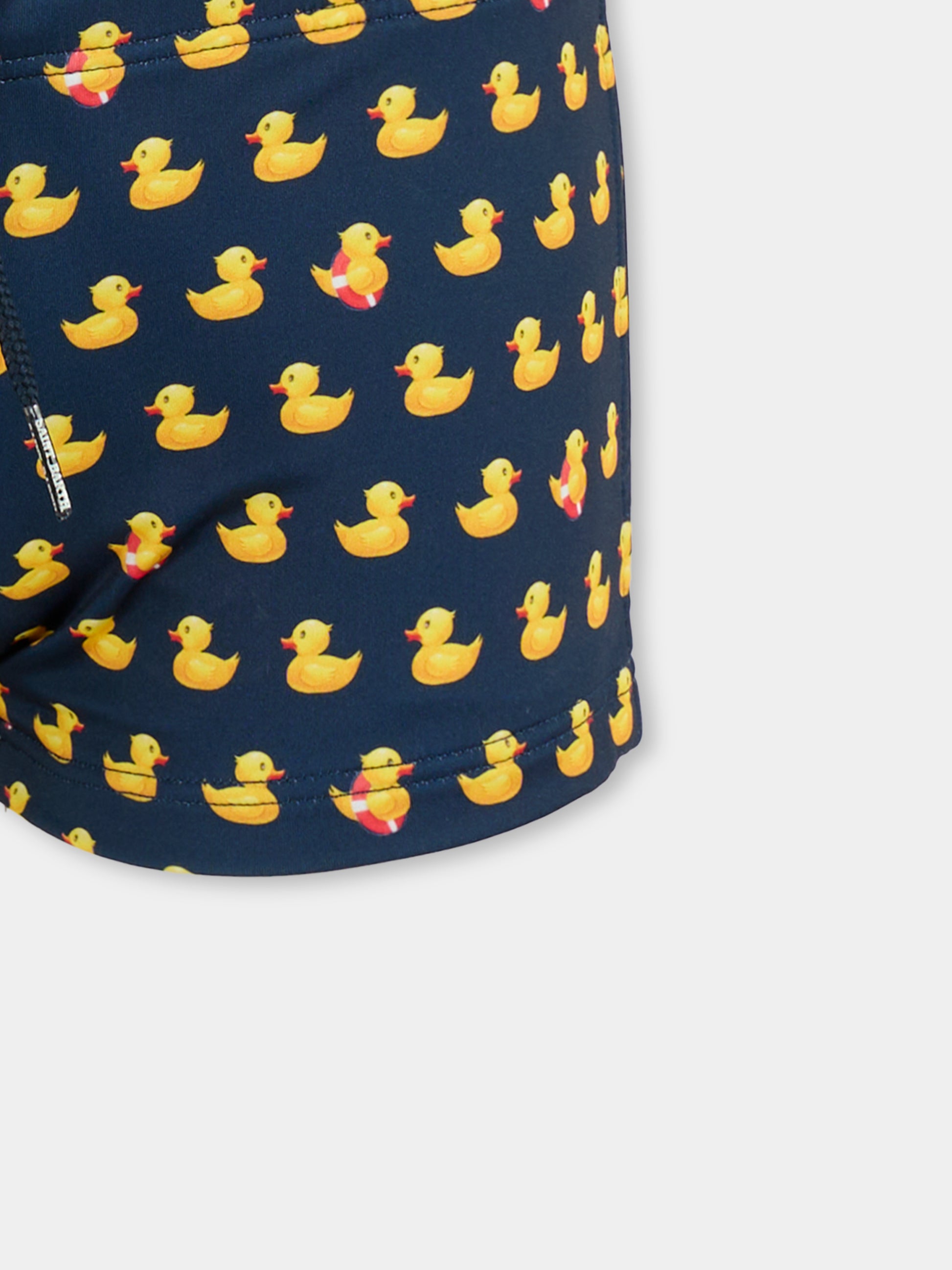 Boxer mare blu per bambino con stampa ducky,Mc2 Saint Barth,TOB0001 02678H