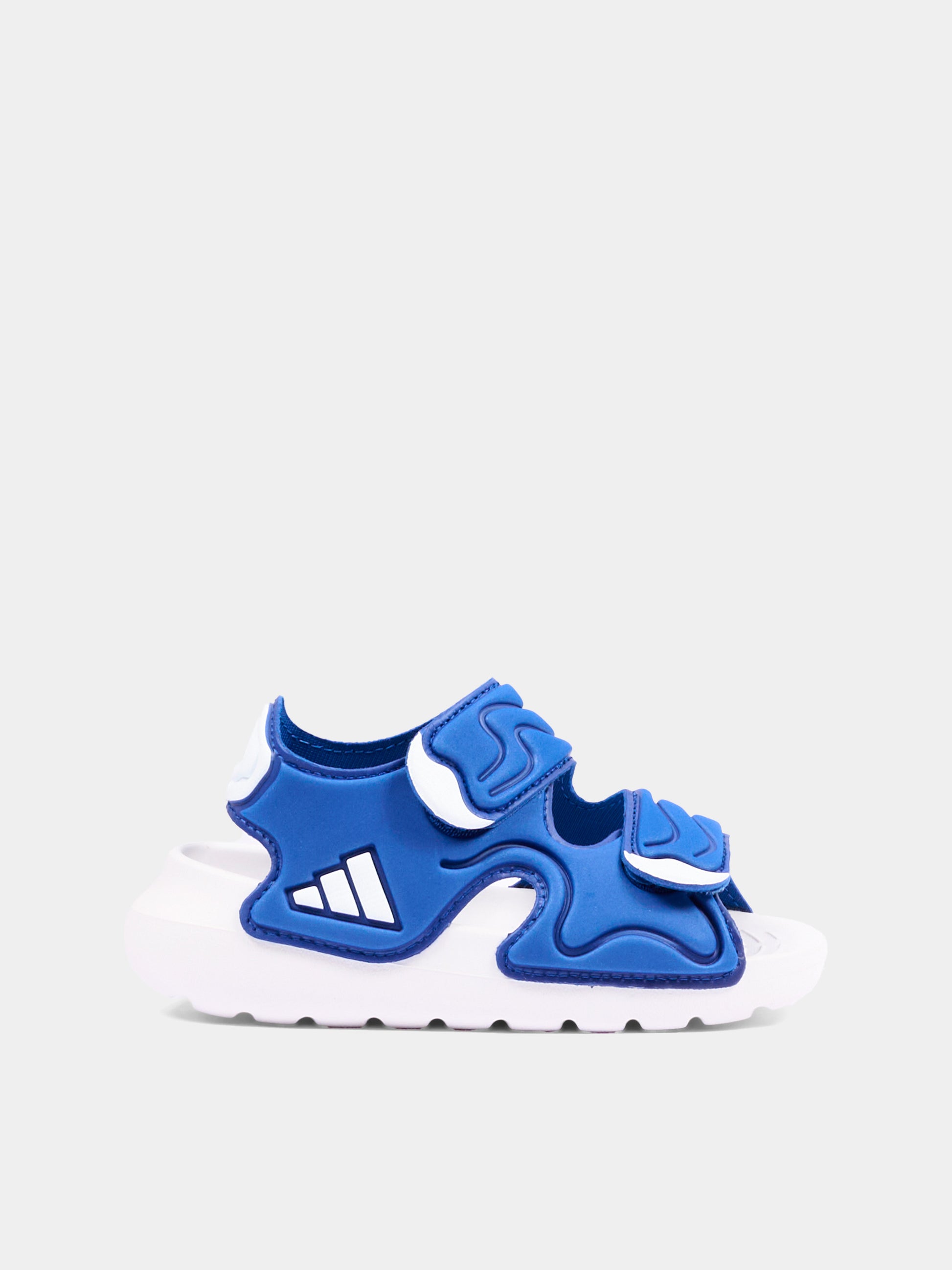 Sandali blu per bambino con logo,Adidas,JS2542