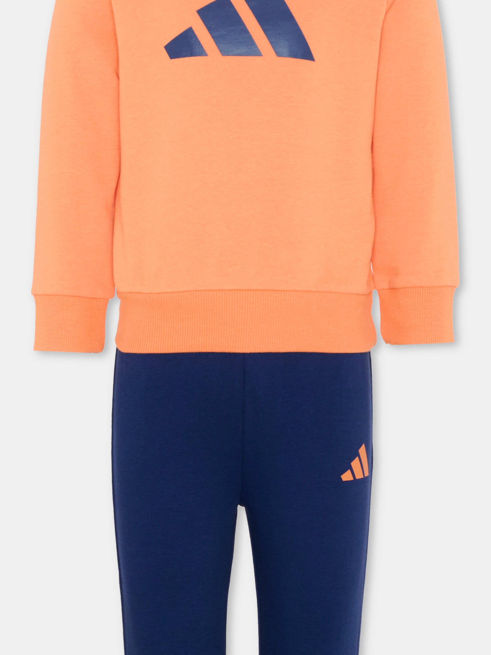 Completo sportivo multicolor per bambino con logo,Adidas,KD6055