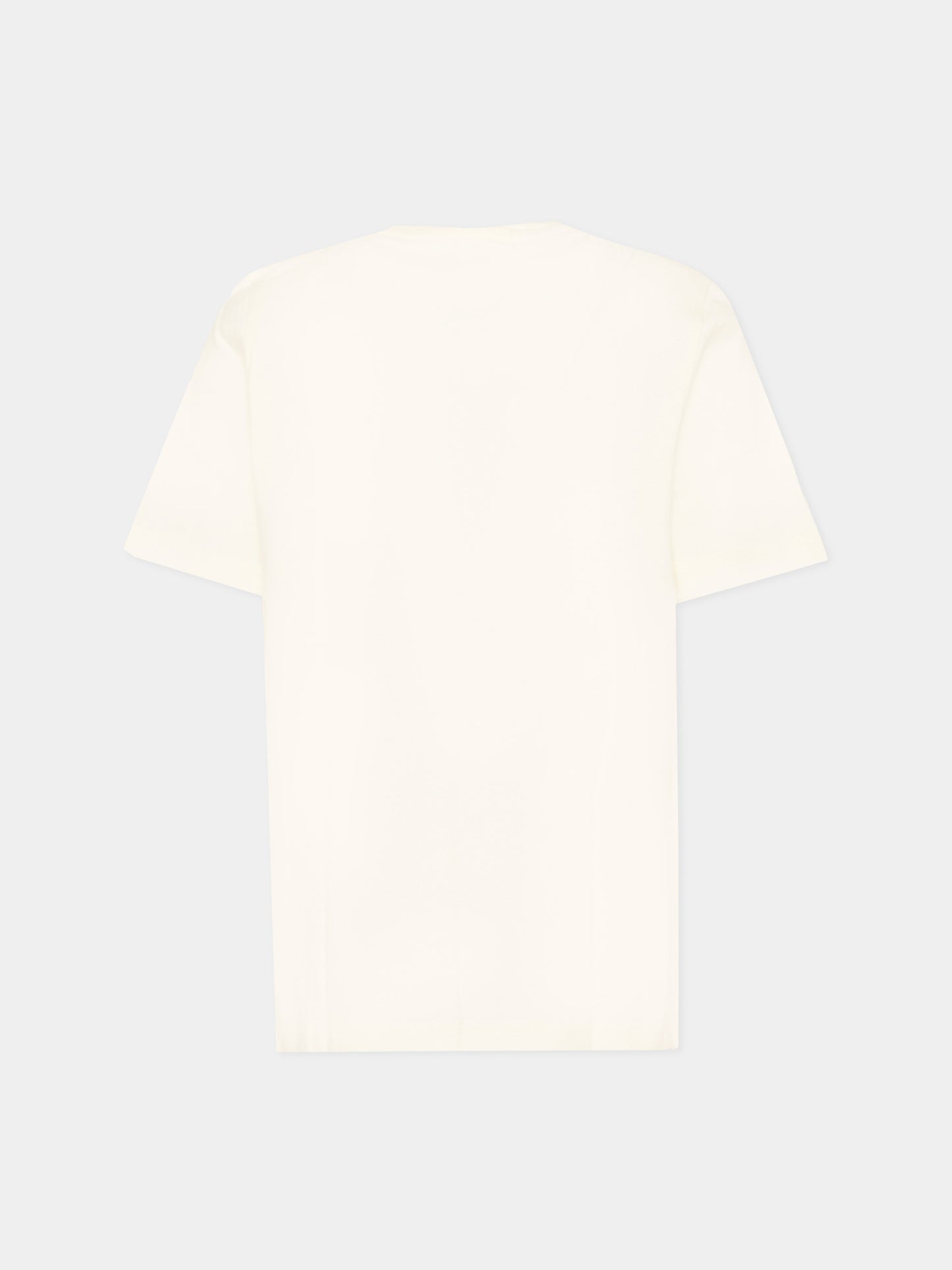 T-shirt avorio per bambini con logo,Adidas,KE1347