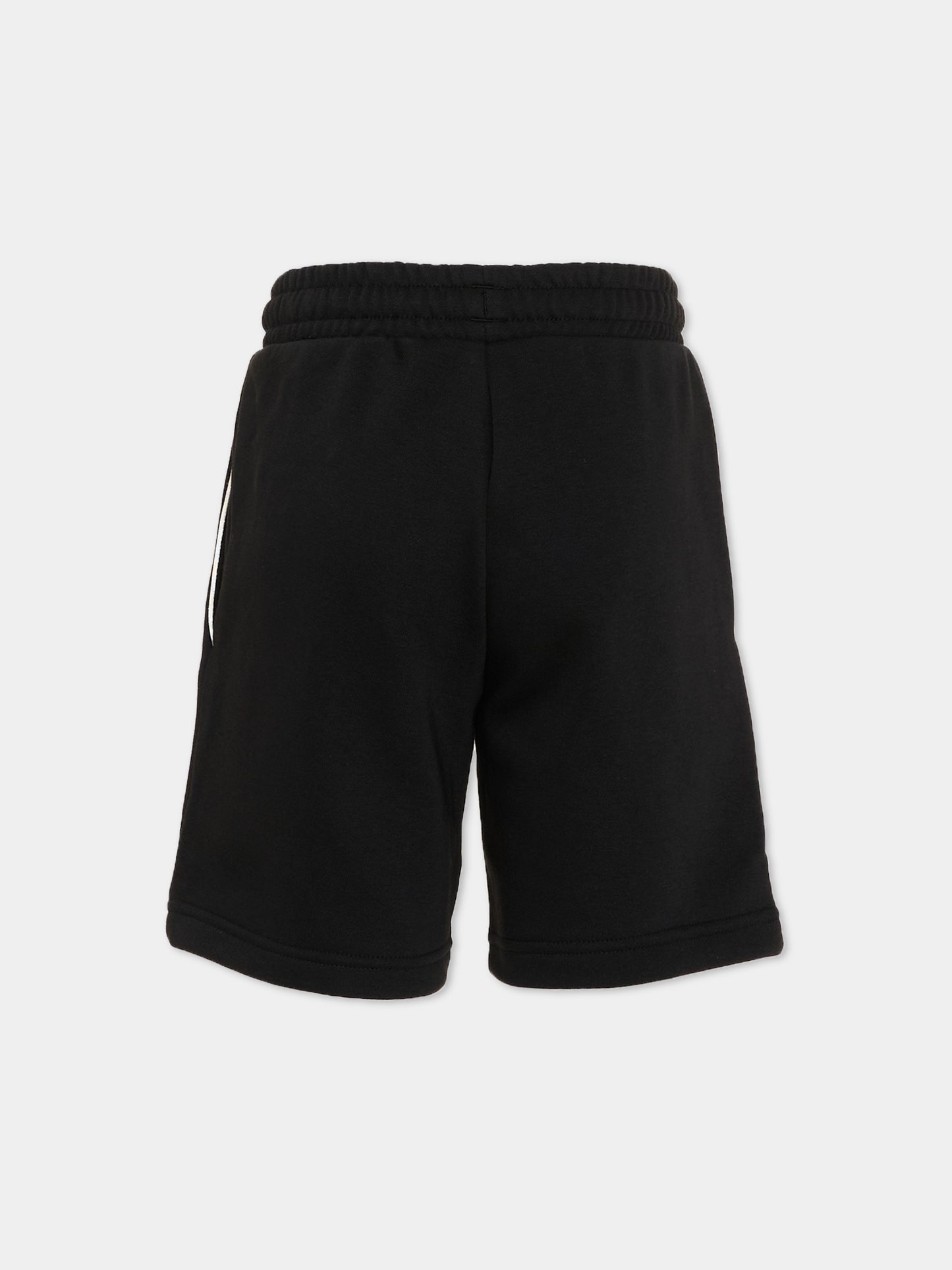 Shorts sportivi nero per bambini con logo,Adidas,KS5522