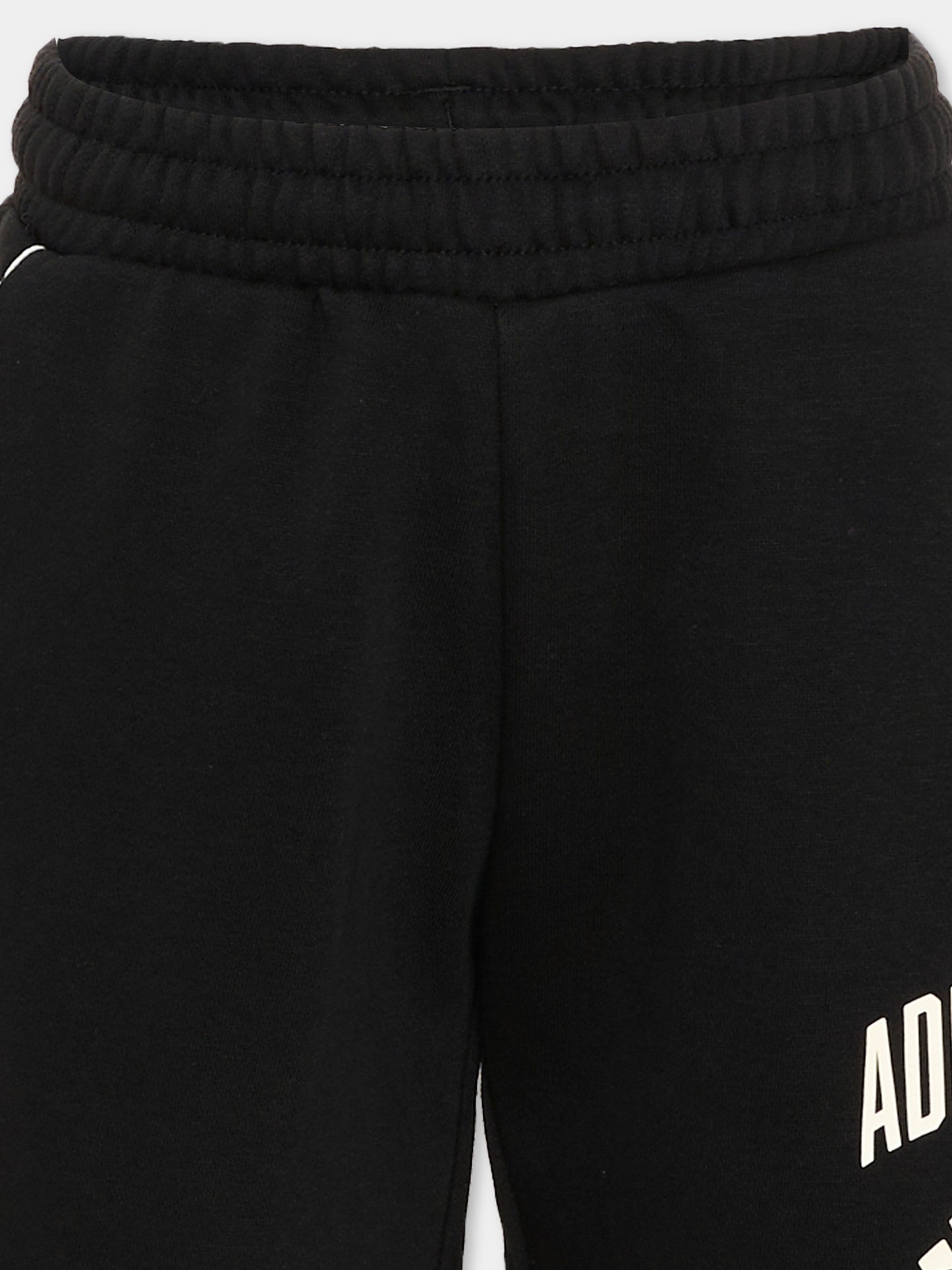 Shorts sportivi nero per bambini con logo,Adidas,KS5522