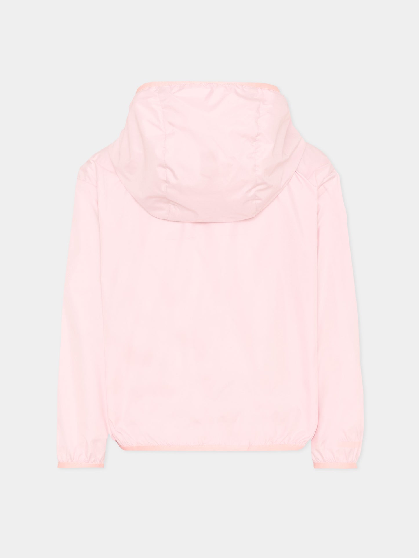 Giacca a vento rosa Fegeo per bambina con logo,Moncler Kids,L1954 1A00083 54AQE 50D