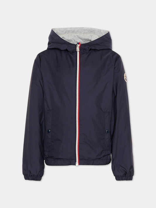 Giacca a vento blu New Urville per bambino,Moncler Kids,L1954 1A00086 53A5E 742