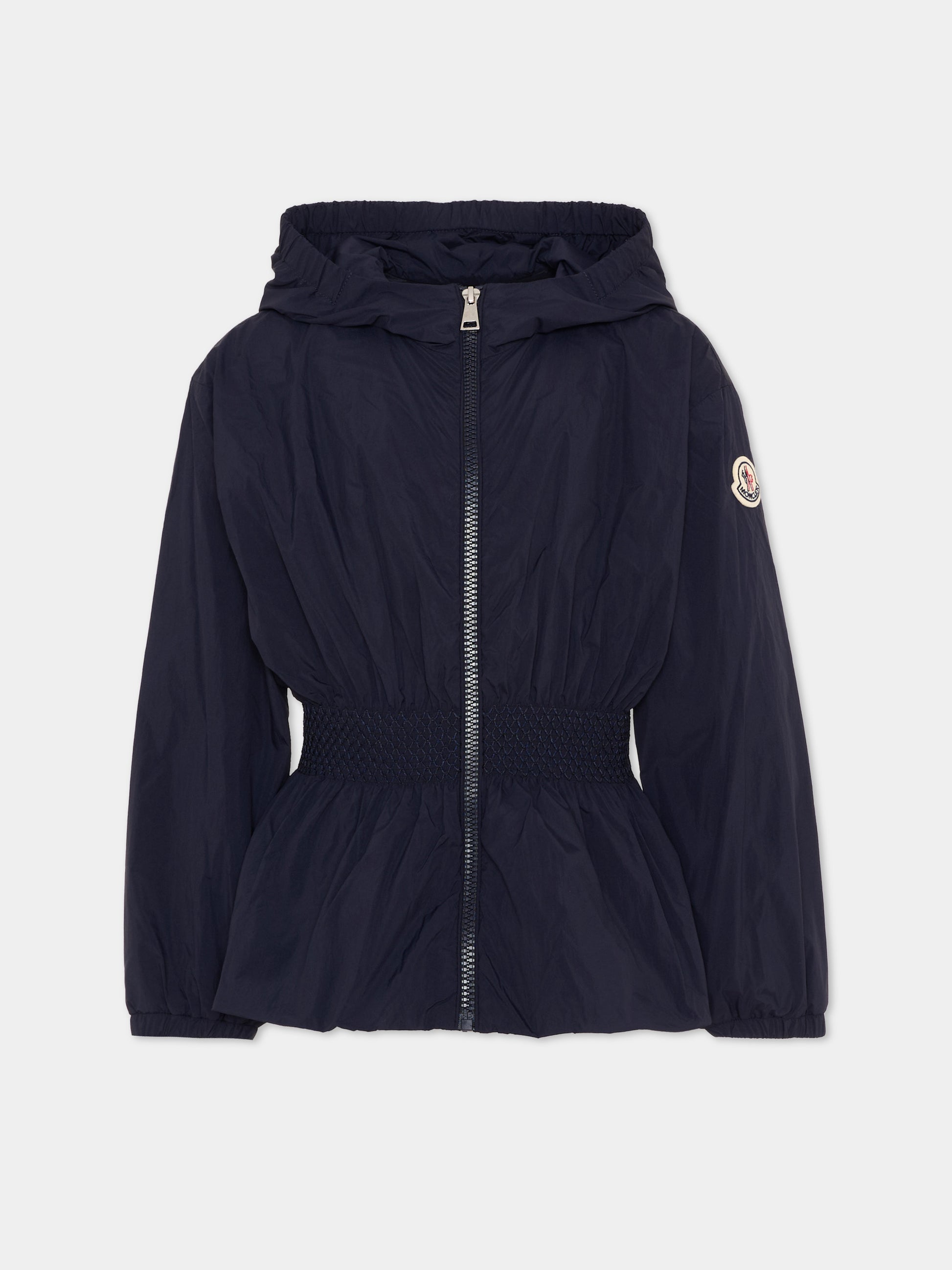Giacca a vento blu Liriope per bambina,Moncler Kids,L1954 1A00110 5988M 742