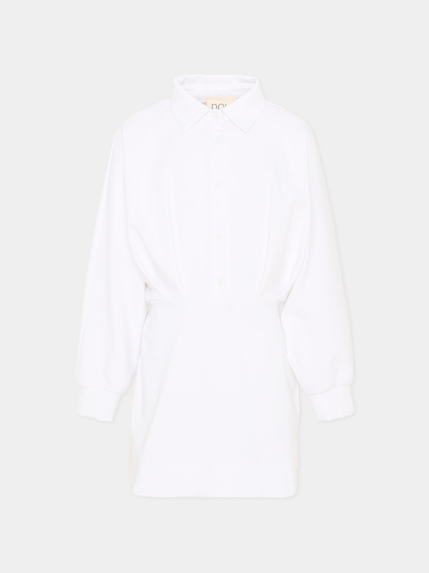 White dress for girl with logo