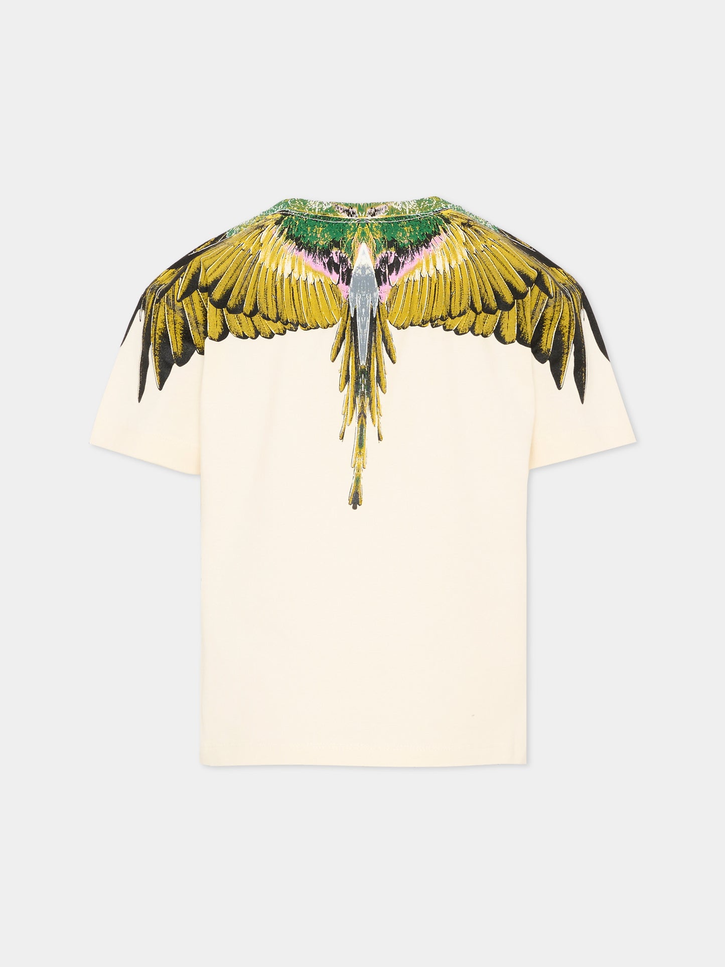 T-shirt bianca per bambino con ali,County Of Milan Kids,S6CMJBTH021 412