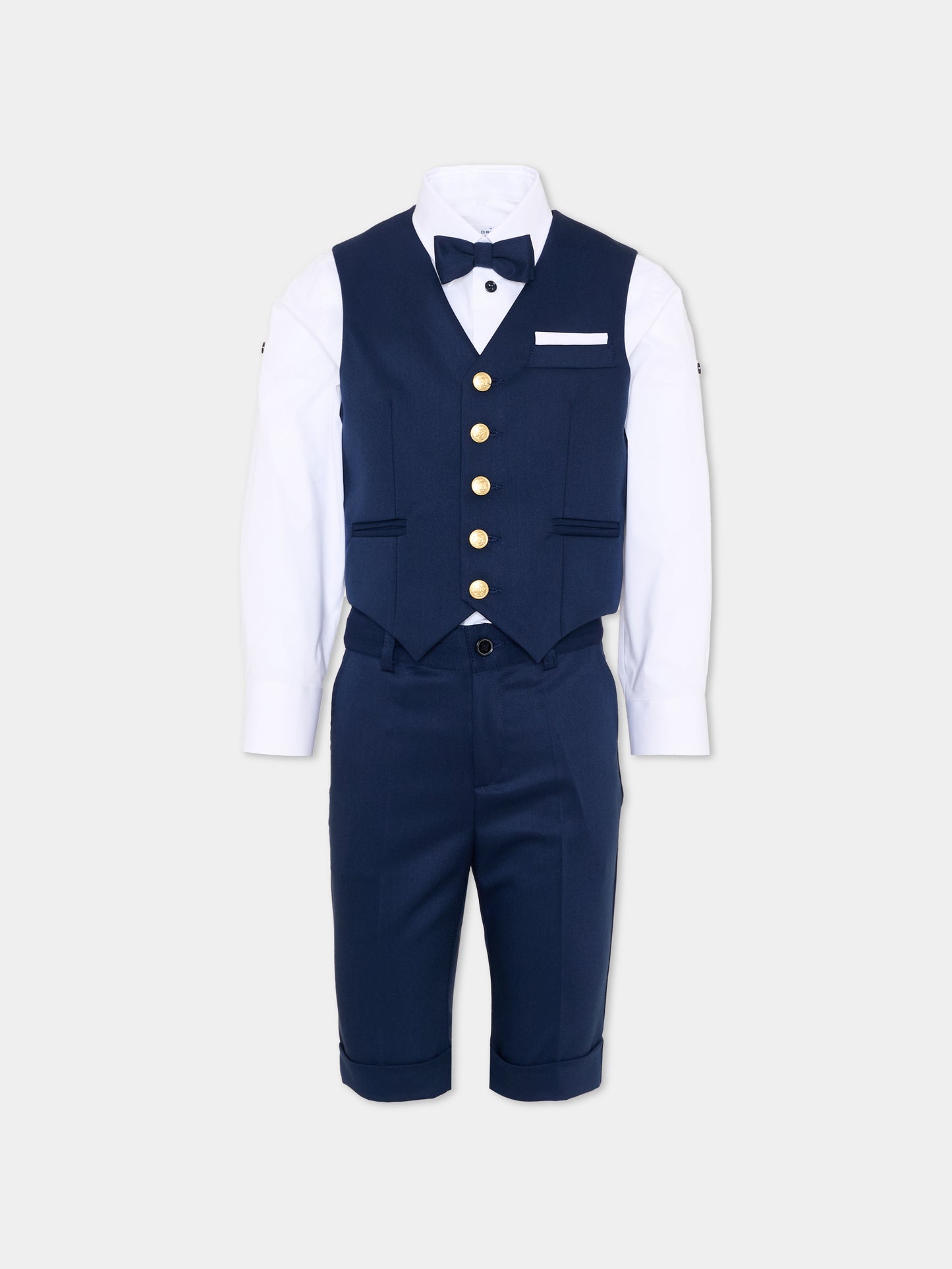 Completo elegante blu per bambino,Colorichiari,MB458296 4874 60