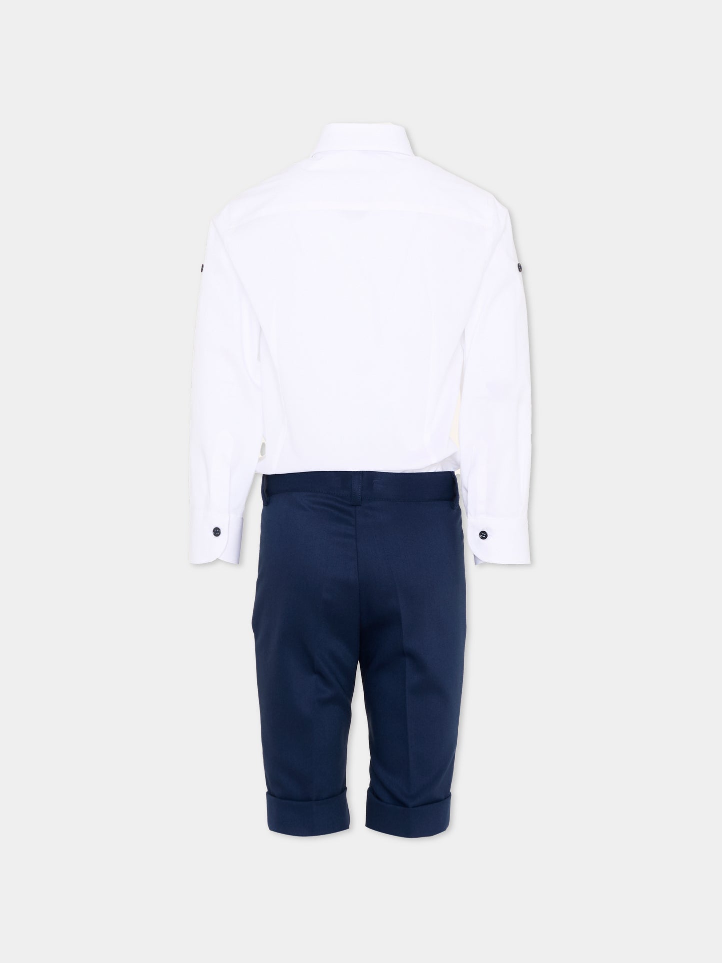 Completo elegante blu per bambino,Colorichiari,MB458296 4874 60