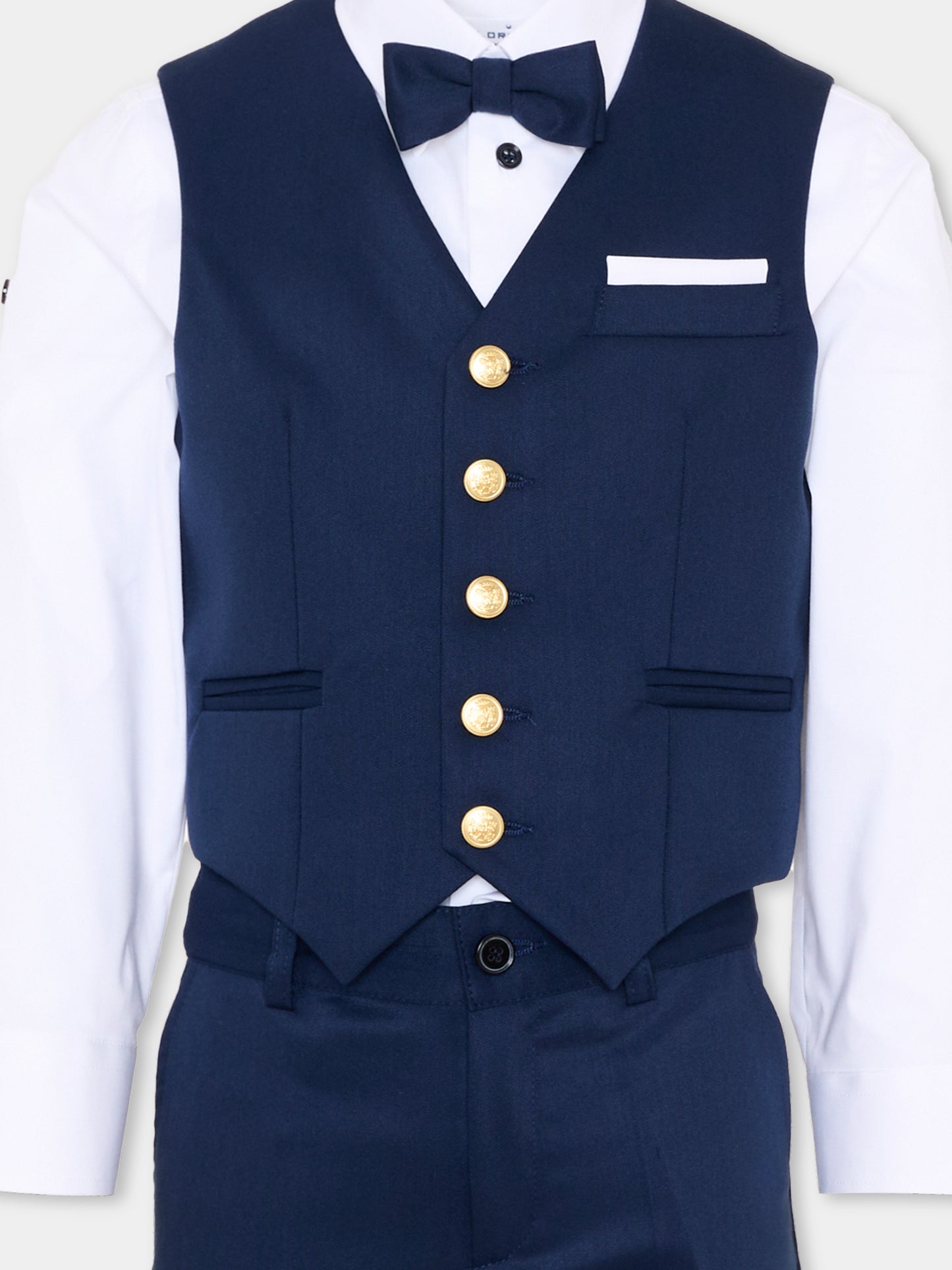 Completo elegante blu per bambino,Colorichiari,MB458296 4874 60