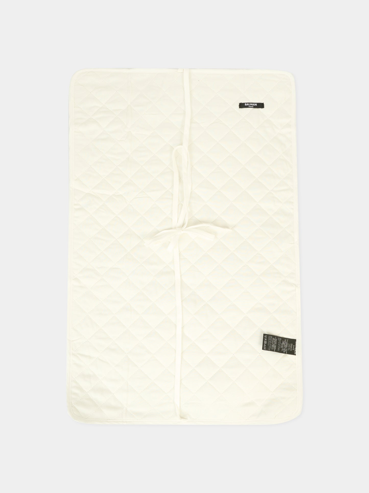 Borsa mamma nera per neonati con logo,Balmain Kids,BT0608 Z0042 930OR