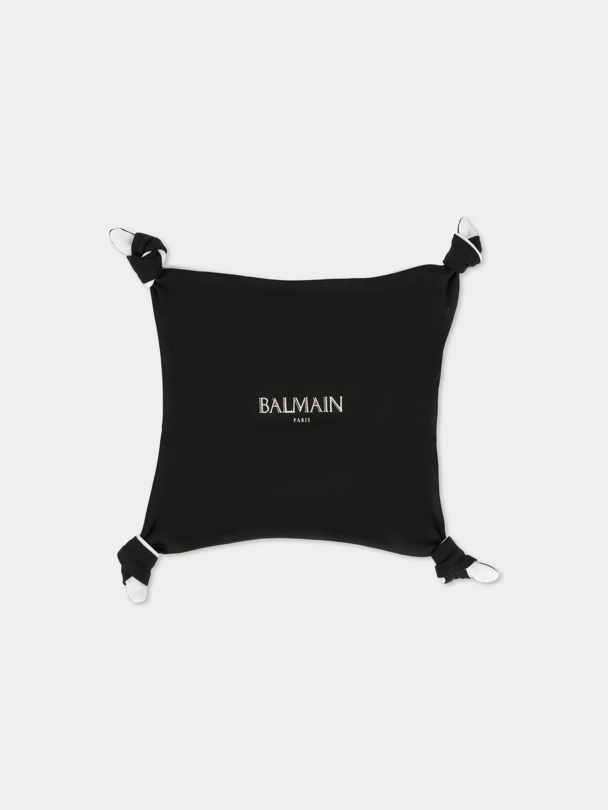 Set nero per neonati con logo,Balmain Kids,BTB630 Z1769 930BC