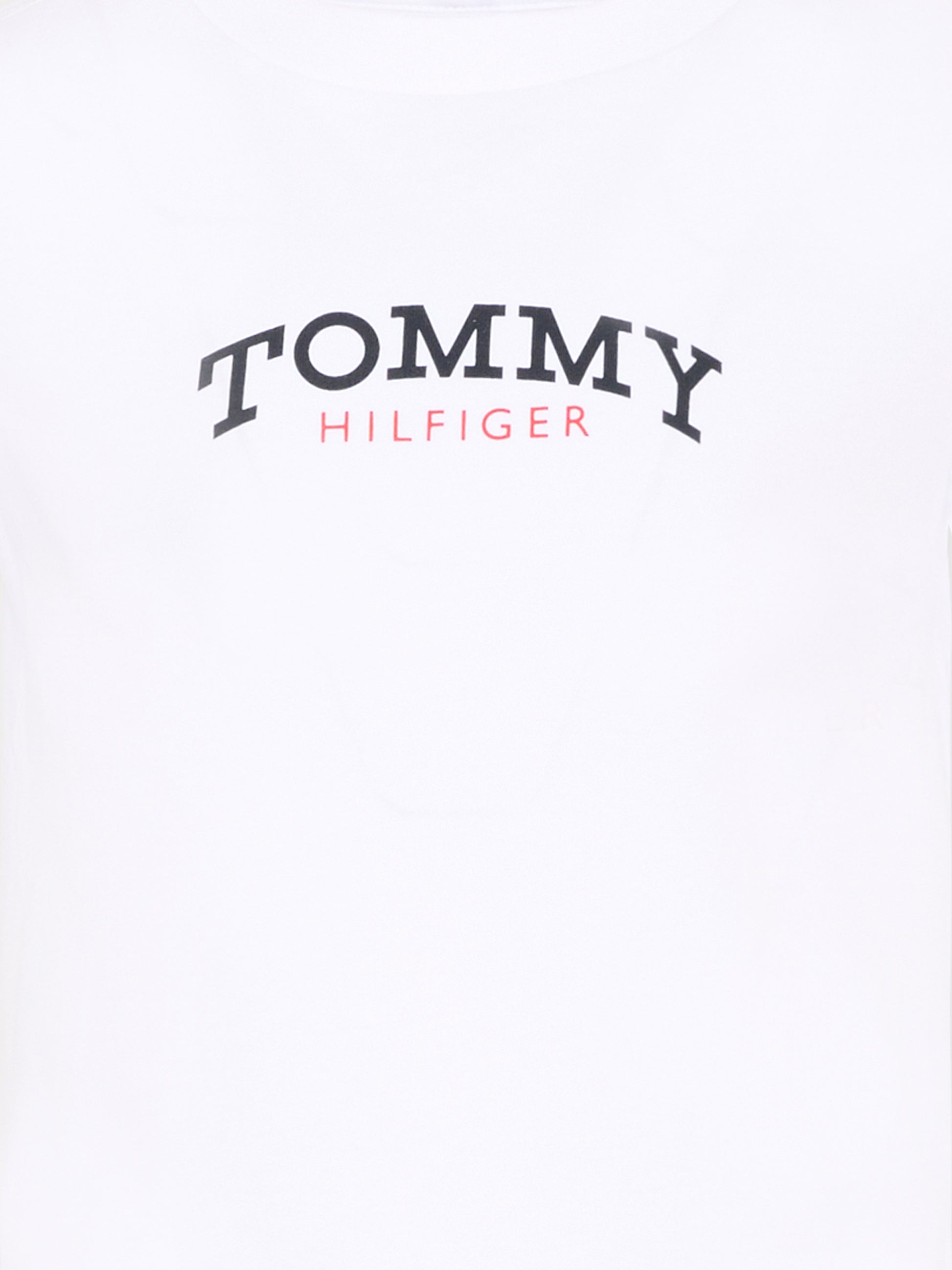 T-shirt bianca per bambini con logo,Tommy Hilfiger Junior,KB0KB10263 YBR