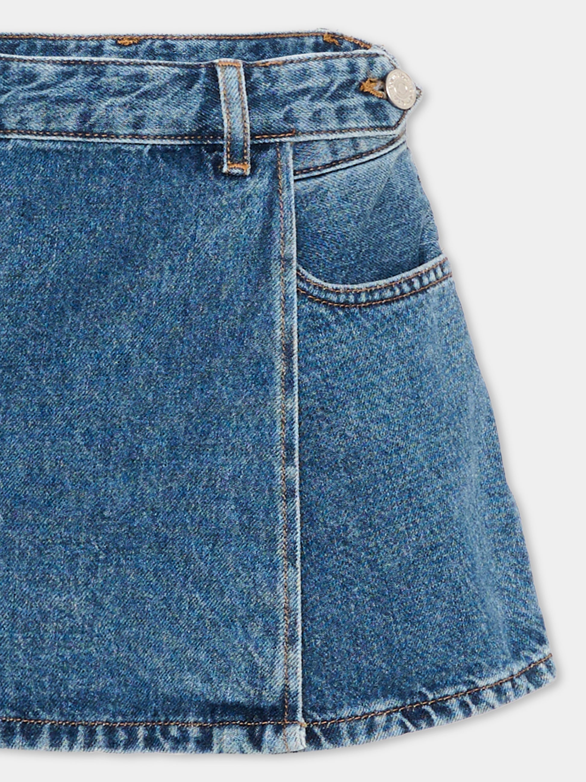 Gonna denim per bambina,Calvin Klein Kids,LVCKSJC17G 1BJ