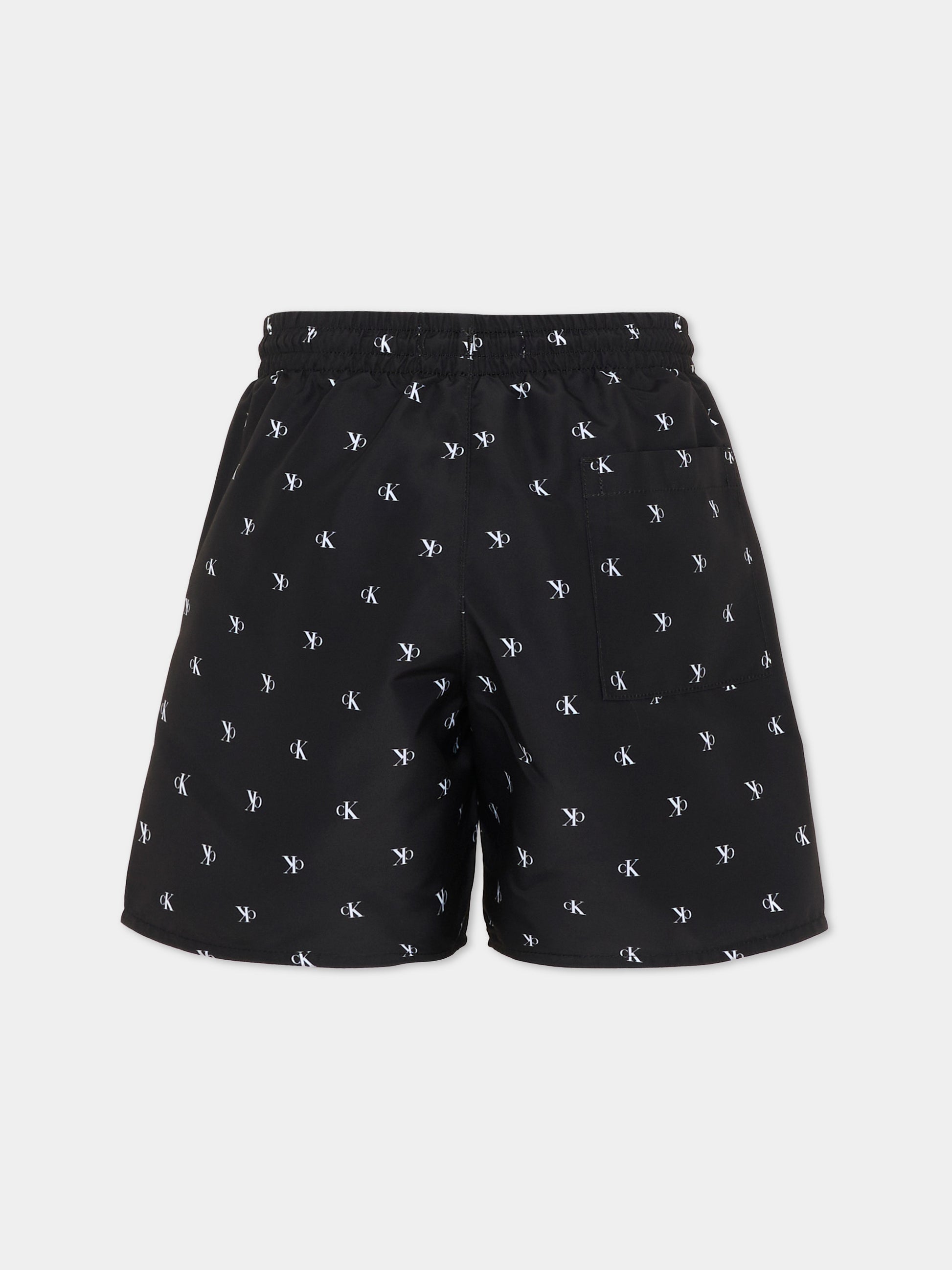 Boxer mare nero per bambino con logo,Calvin Klein Kids,KV0KV00062 0GK