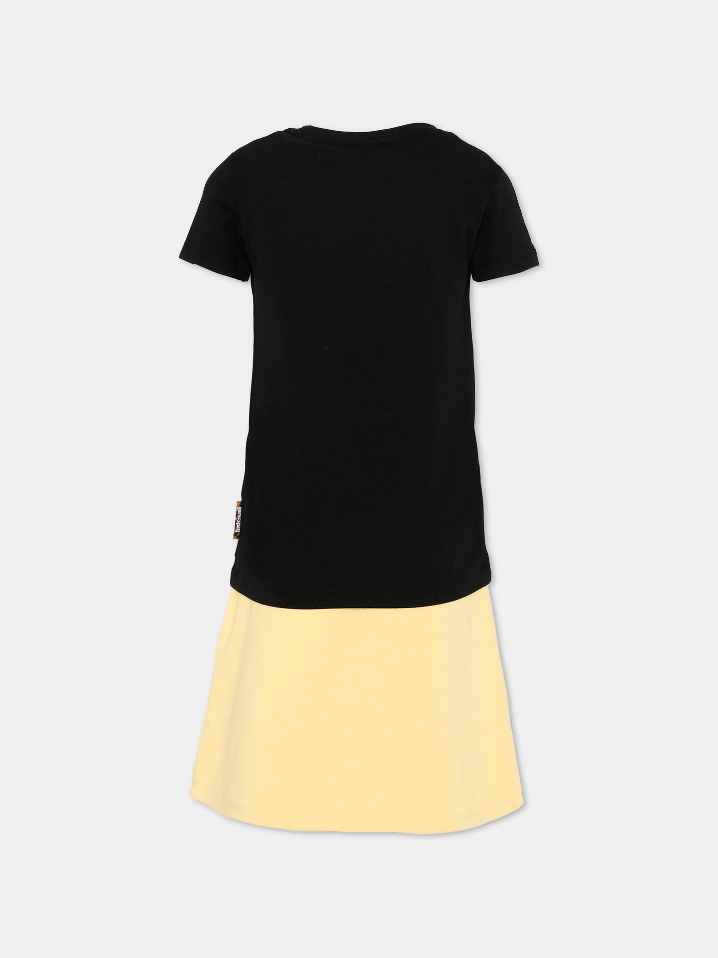 Completo sportivo nero per bambina con logo,Just Cavalli Kids,JIP26035CJ BLACK