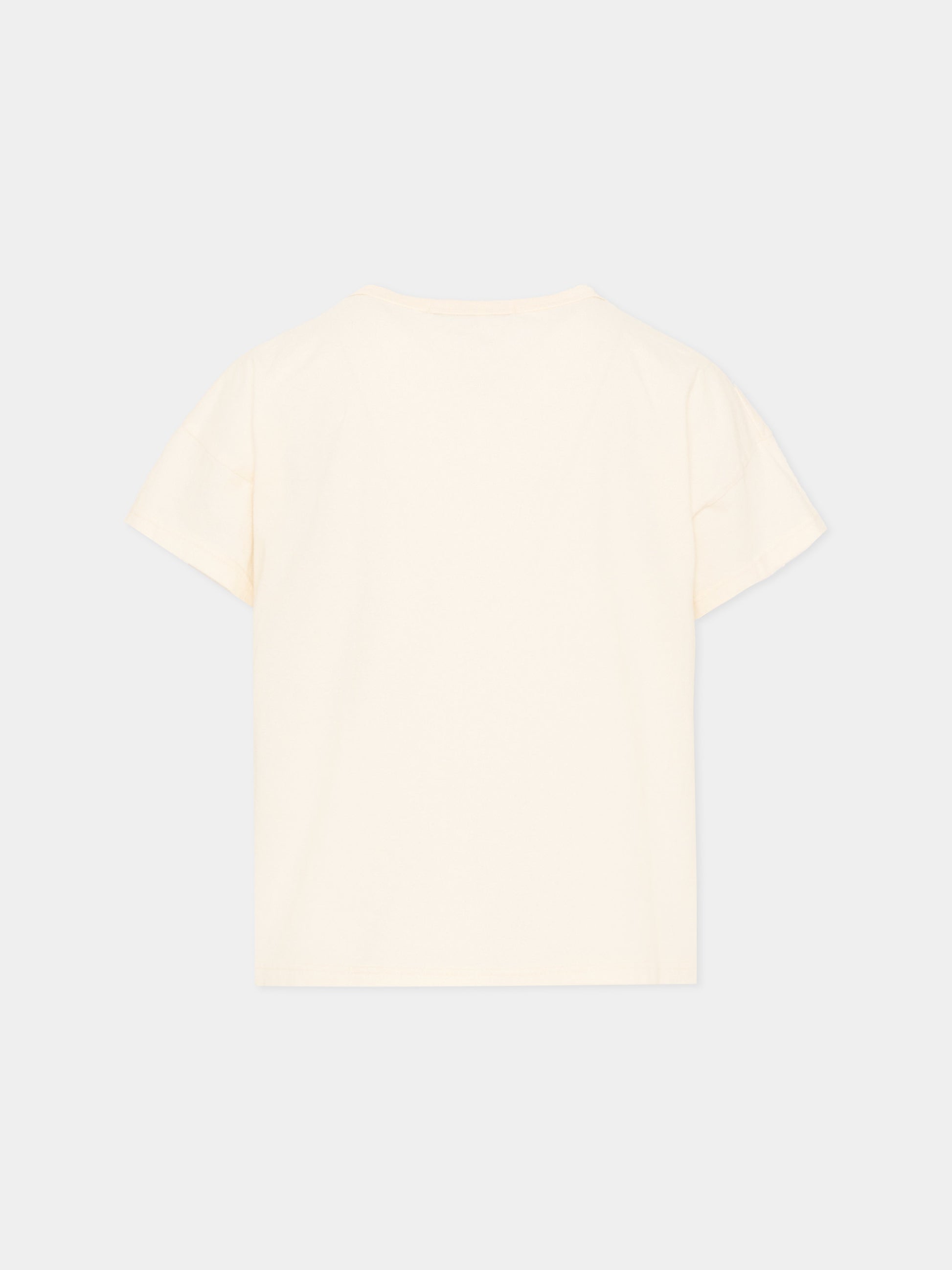 T-shirt avorio per bambini con stampa cane,Bobo Choses,B126AC009