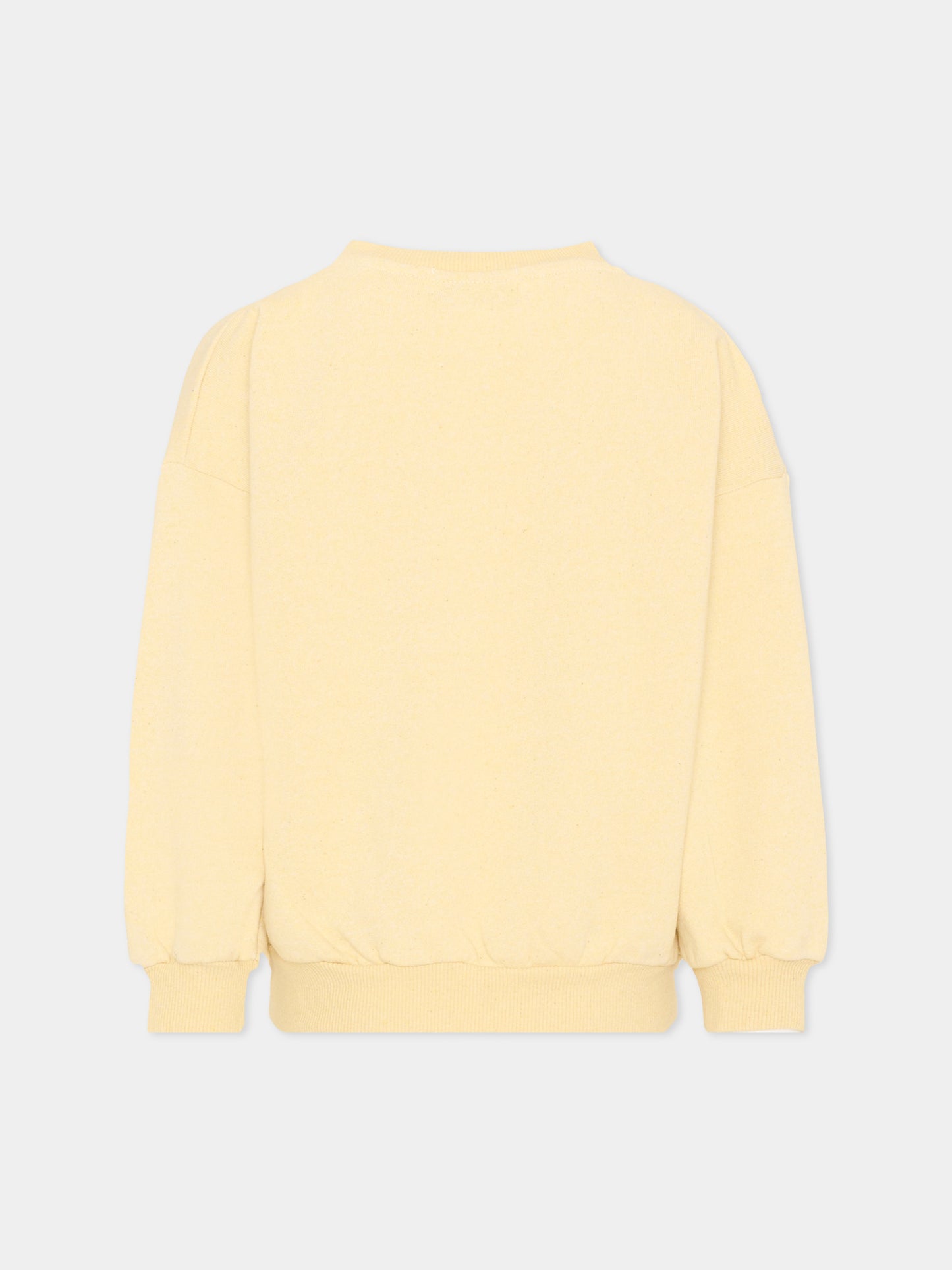 Felpa gialla per bambini con stampa cane,Bobo Choses,B126AC041